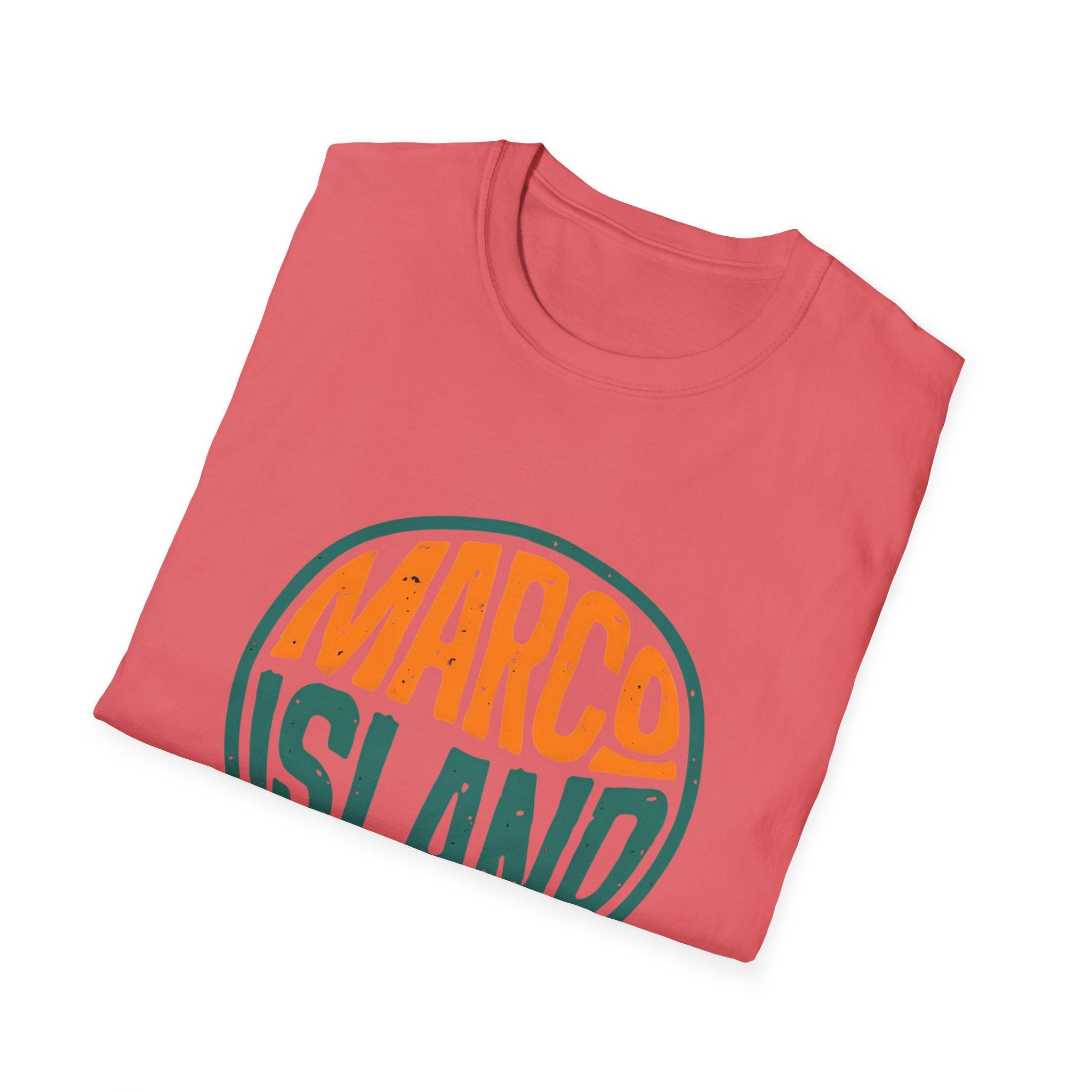 Marco Island Florida Unisex Softstyle T-Shirt - Beach Vacation Tee, Travel Souvenir Top, Coastal Graphic Shirt, Summer Holiday Apparel,