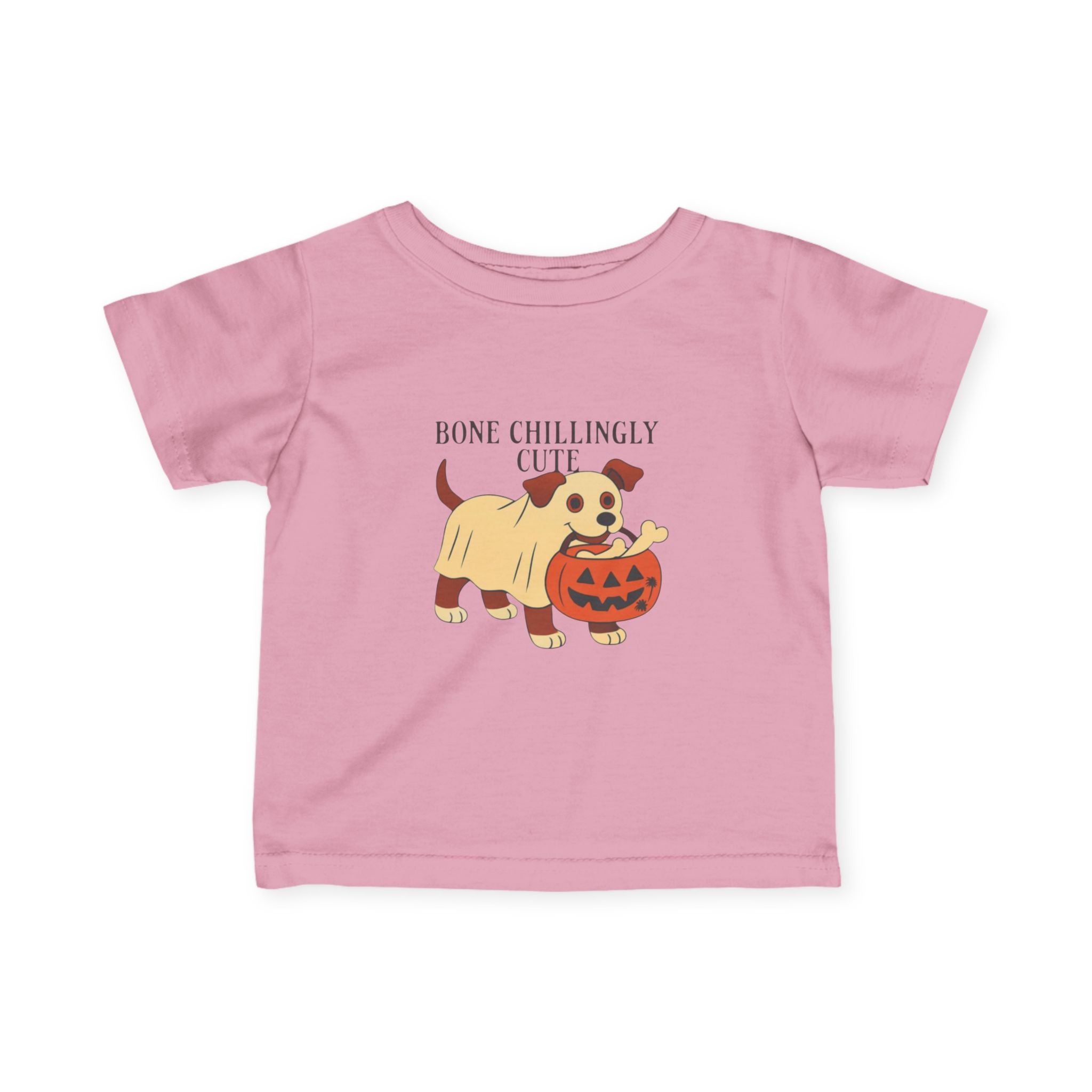 Halloween Dog Graphic Infant Tee, Cute Pumpkin Shirt, Baby Halloween Outfit, Funny Dog Tee, Toddler Fall Apparel