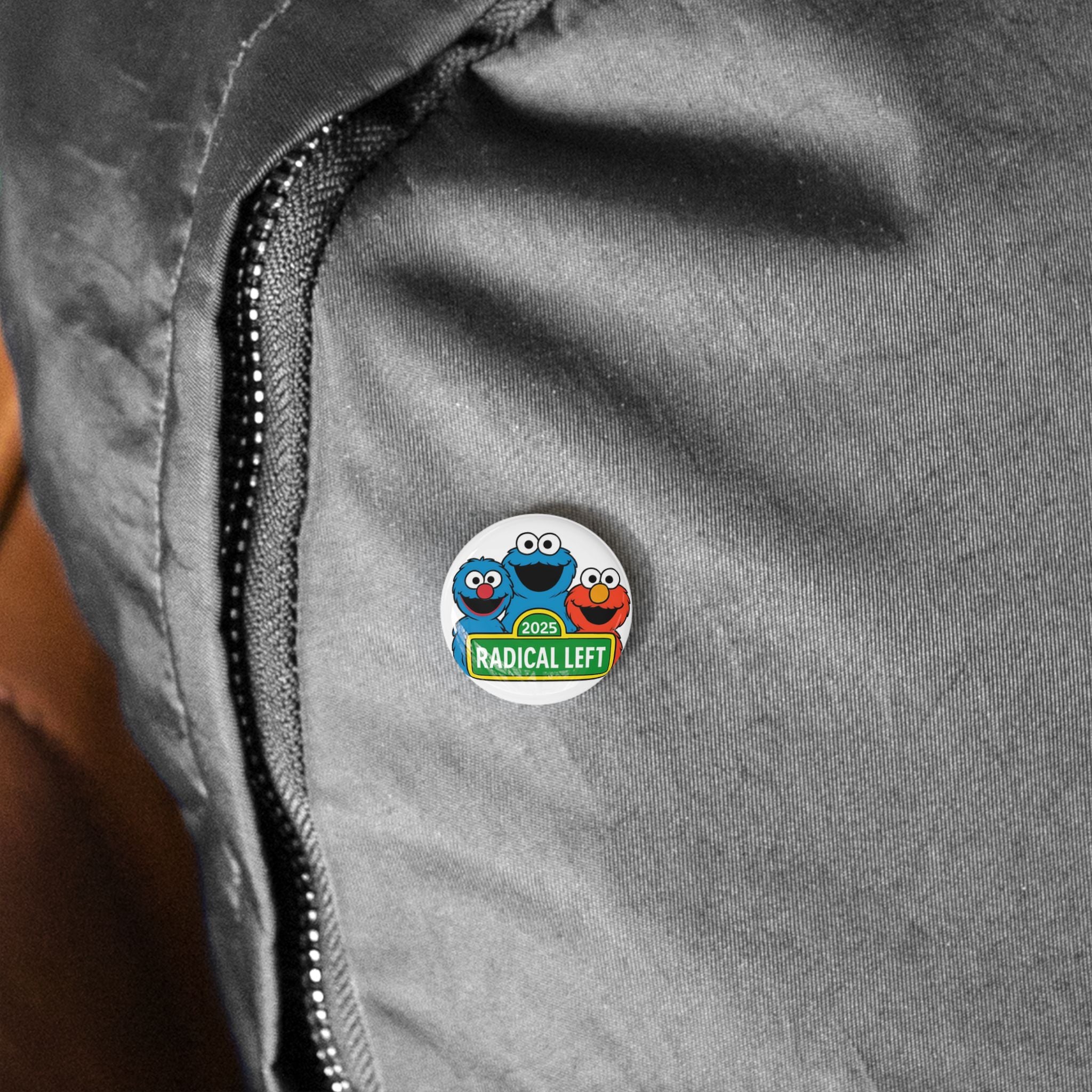 Button Pins, Radical Left Sarcasm Muppets Anti Trump Protest, Activist Lapel Pins, Political Statement Pins, Social Justice Accessories, Pin