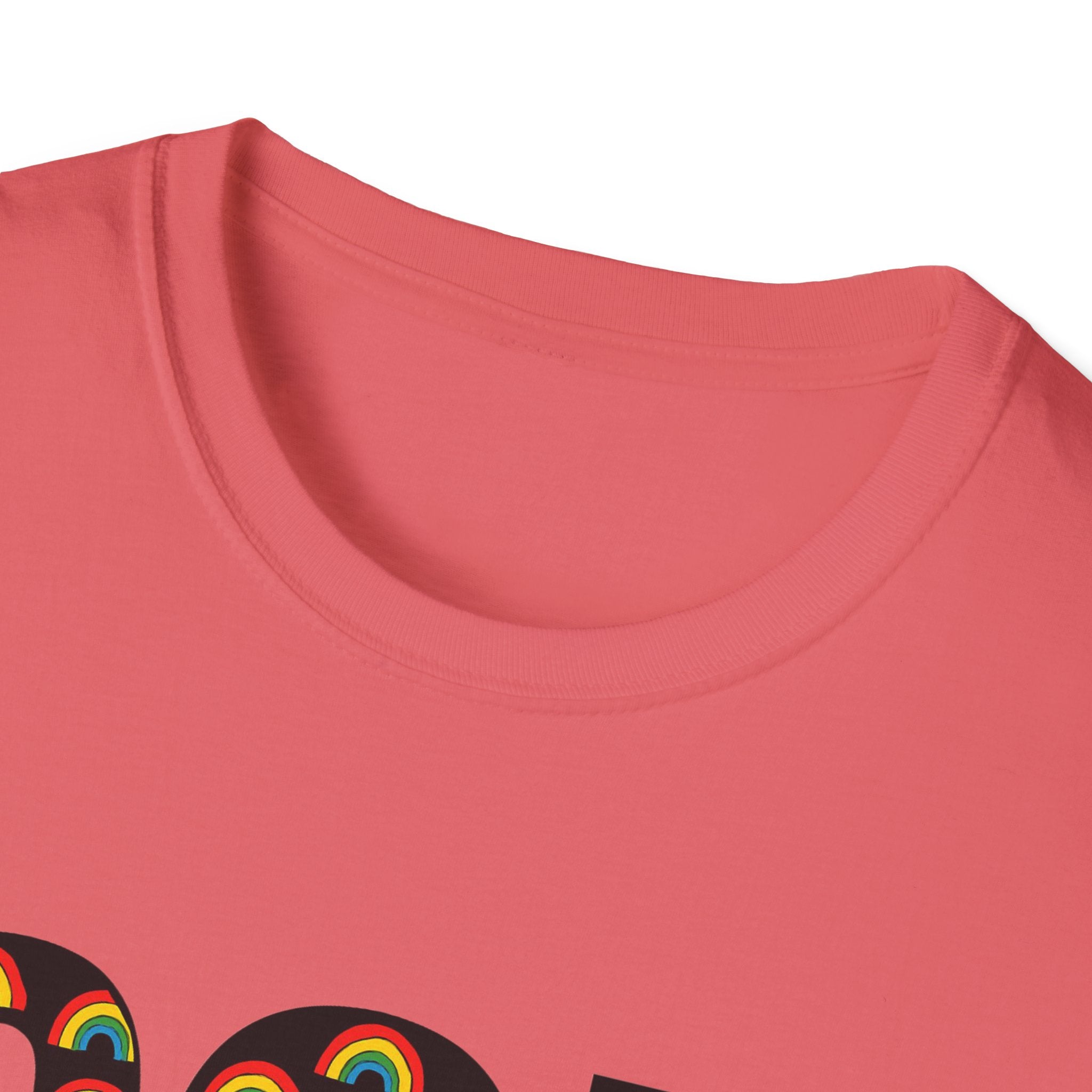 Rainbow God Had Two Dads LGBTQ Unisex Softstyle T-Shirt, Pride Tee, Social Justice Shirt, Anti Trump Top, LGBTQ Equality Clothing