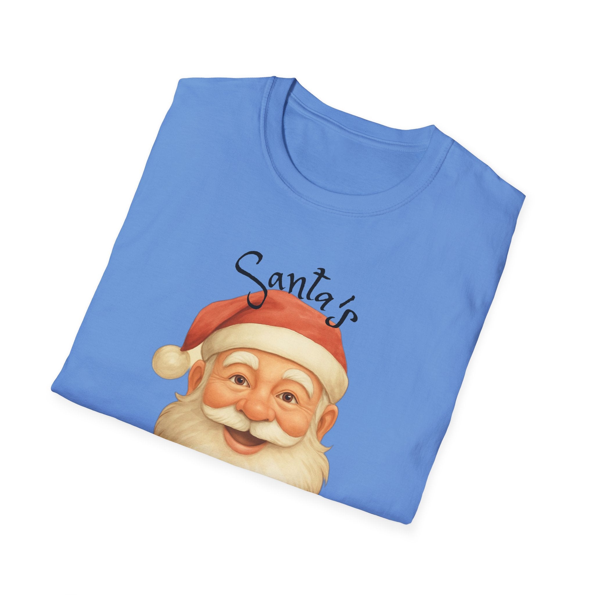 Santa Nurse Christmas T-Shirt, Santa's Favorite Nurse Top, Holiday Gifts for Nurses, Unisex Tee, RN Shirt, Healthcare Worker Apparel