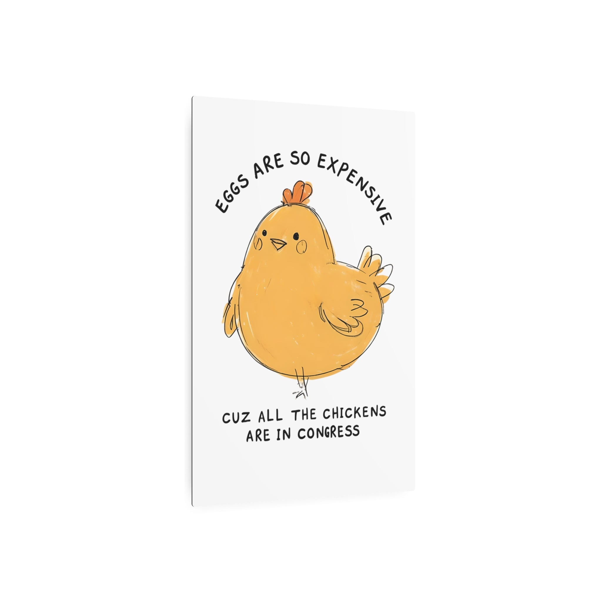 Eggs All the chickens are in Congress Metal Art Sign, Chicken Decor, Farmhouse Wall Art, Rustic Home Sign, Kitchen Decor, protest Sign