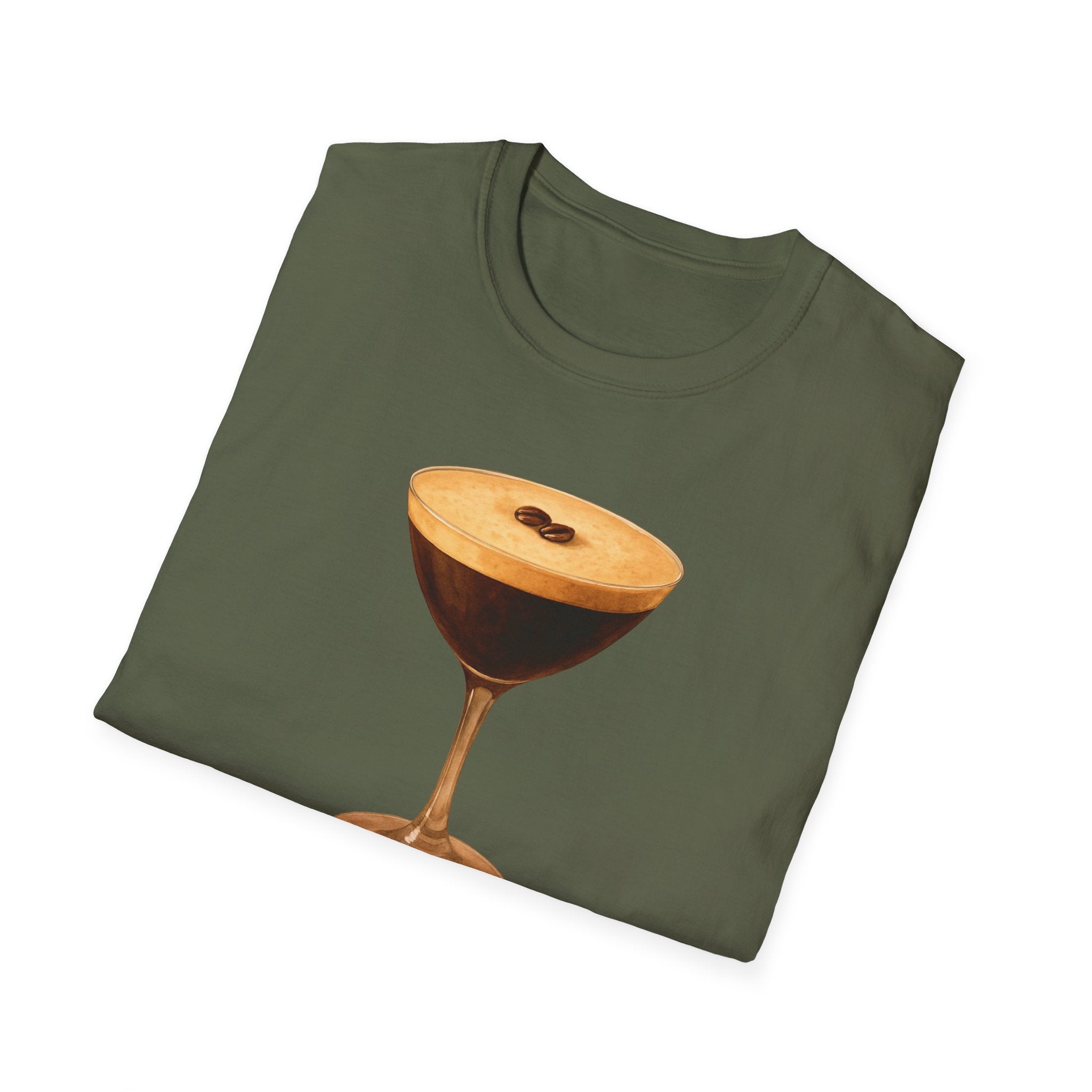 Espresso martini Coffee drink Lover's Unisex T-Shirt - Perfect Gift for Baristas, Coffee Enthusiasts, Birthday, Holidays, Casual Wear