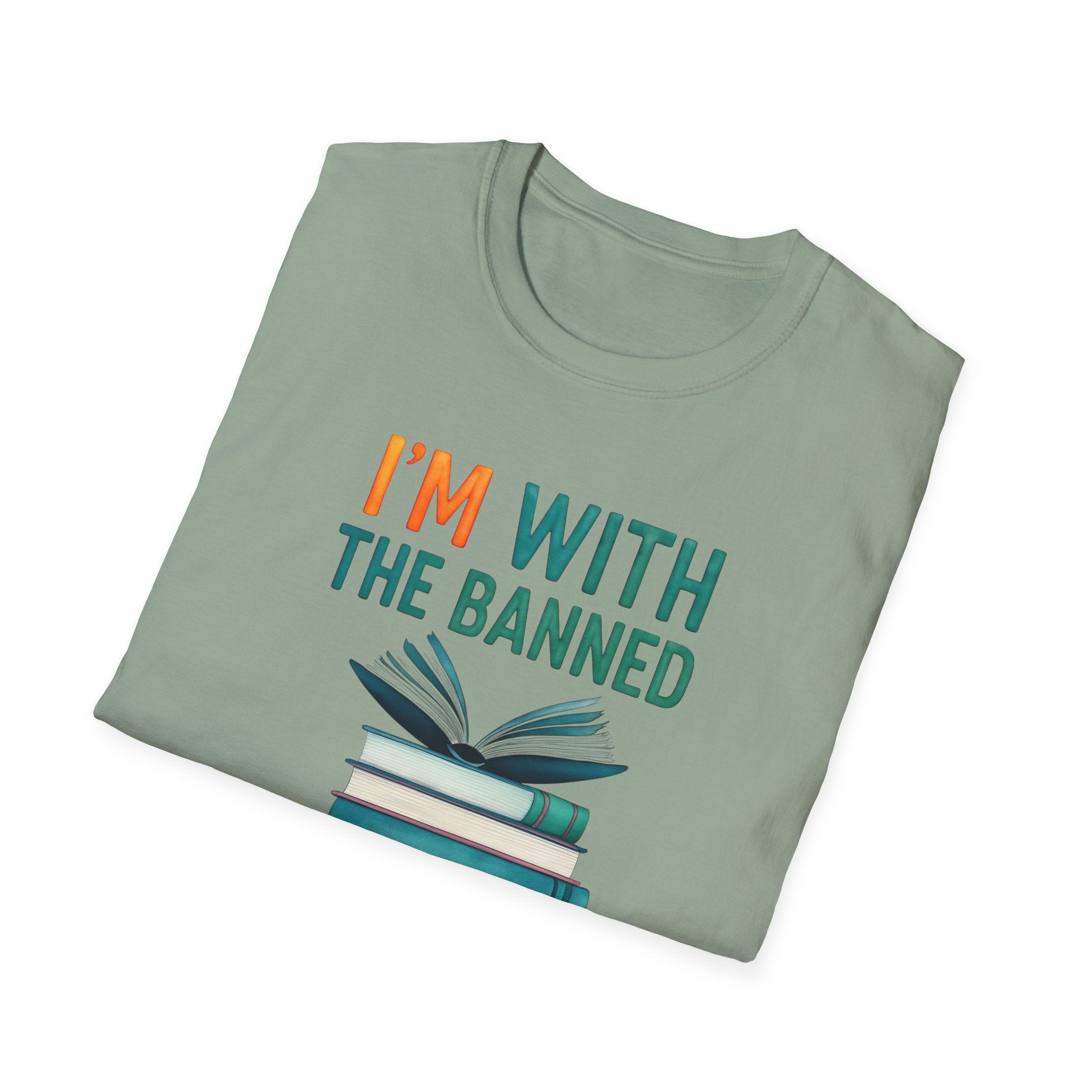 Banned Books Awareness I’m with the banned T-Shirt Christmas Gift for activists and liberals, librarian gift, teacher gift