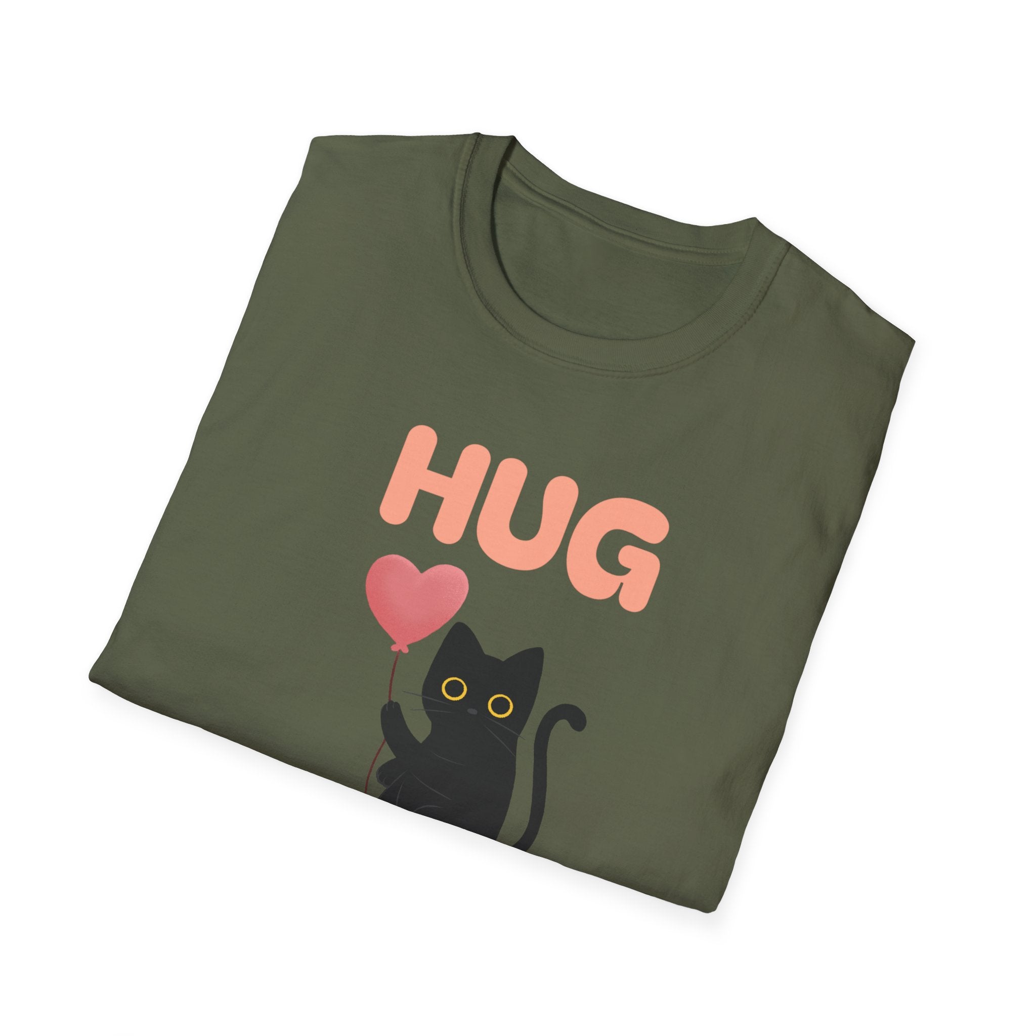 Hug Dealer fun cat Unisex Softstyle T-Shirt, Funny Cat Lover Gift, Cute Tee, Cat Mom Shirt, Trendy Graphic Tee Christmas gift sarcasm