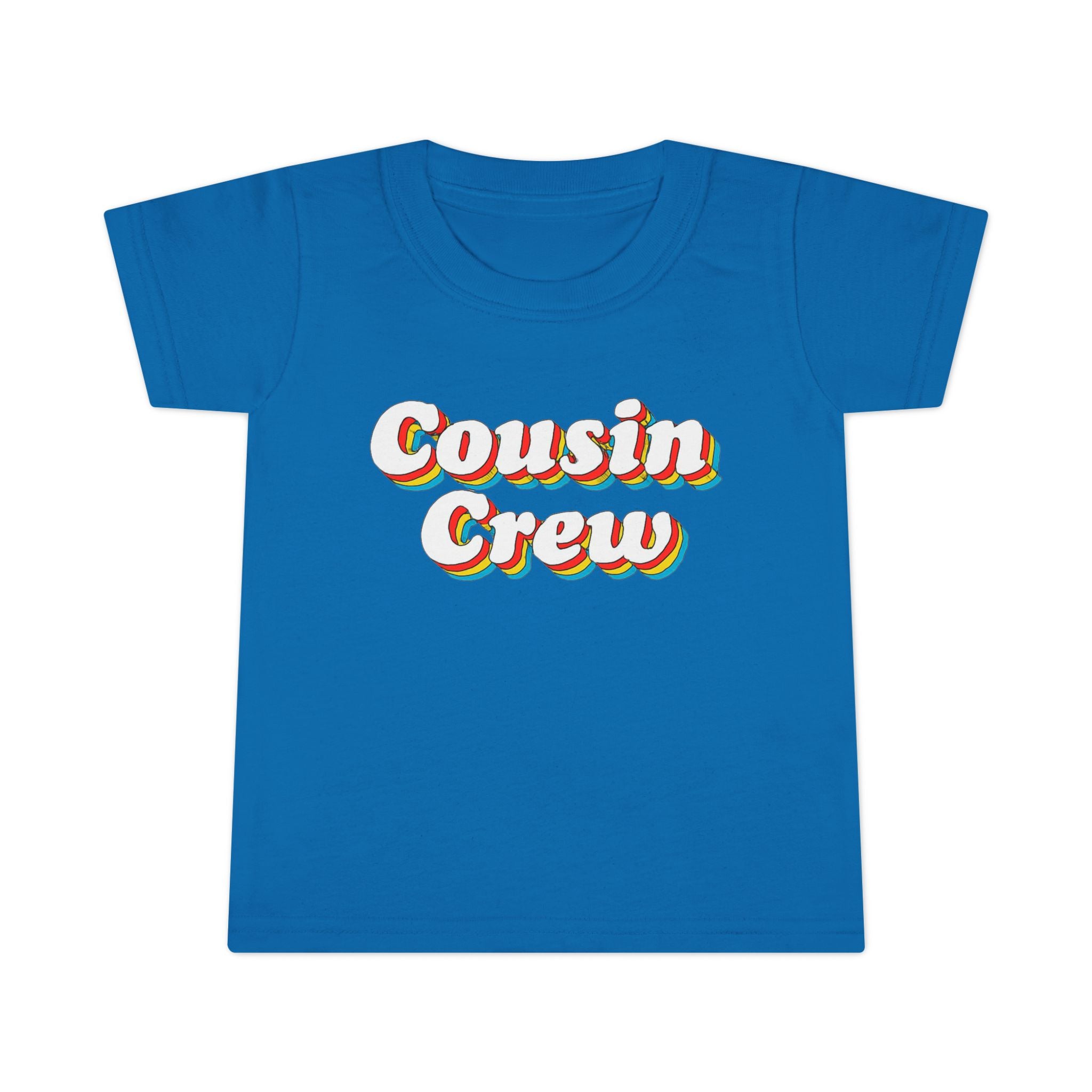 Retro Cousin Crew Toddler T-Shirt, Cute Family Shirt, Kids' Casual Wear, Cousin Family Gatherings, Birthday Gift