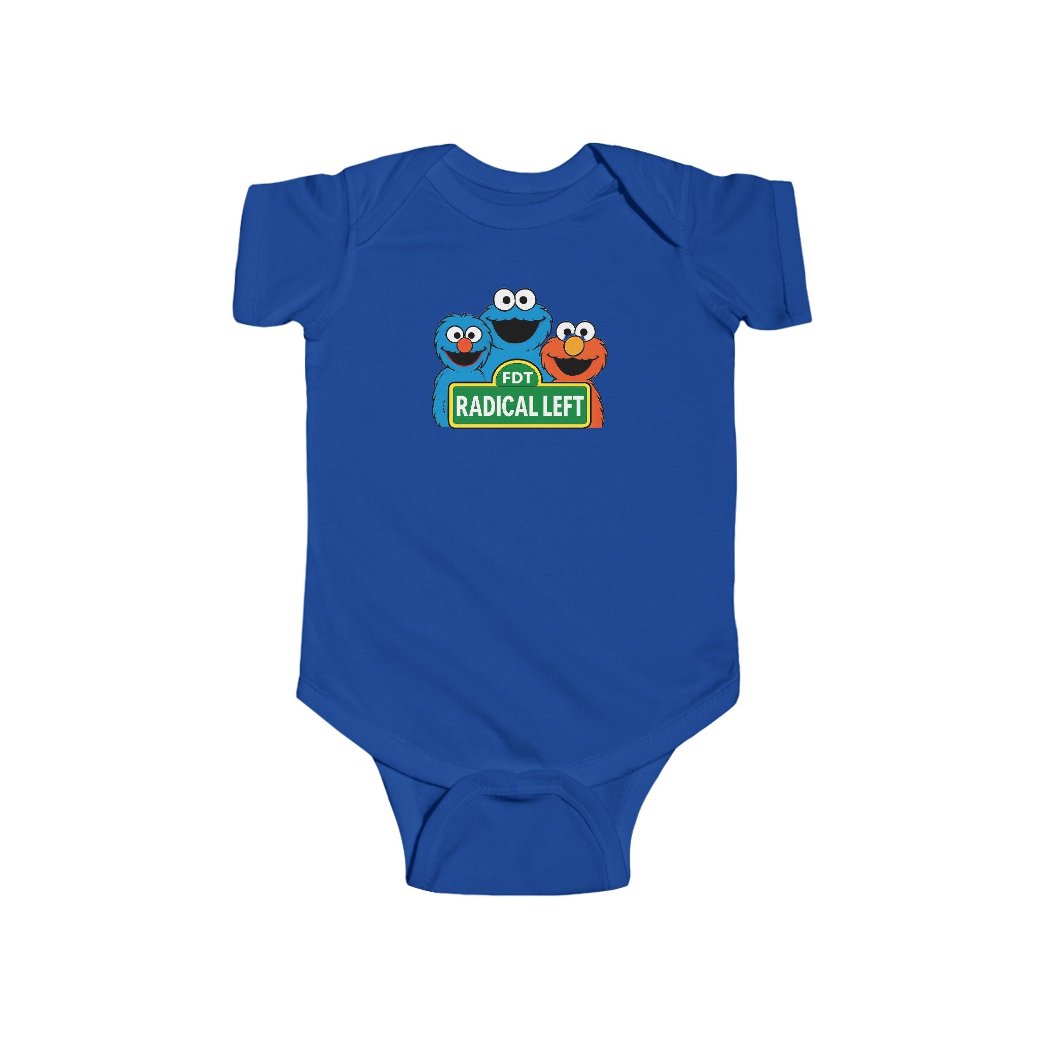 Cute Baby Gift Bodysuit with "Radical Left" Design, FDT Onesie, political Gift, Baby Shower Present, Adorable, liberal gifT Political gift