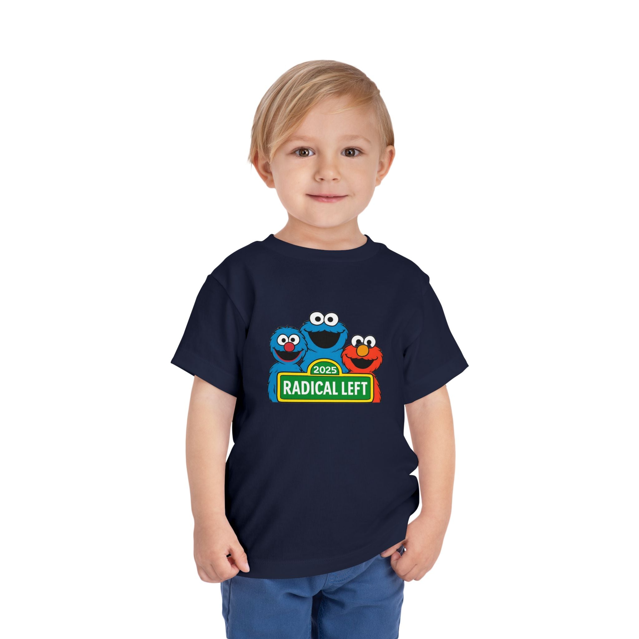 Radical Left Toddler Tee, Cute Kids T-Shirt, Playful Shirt for Babies, Funny Toddler Clothing, Gift for Little Activists