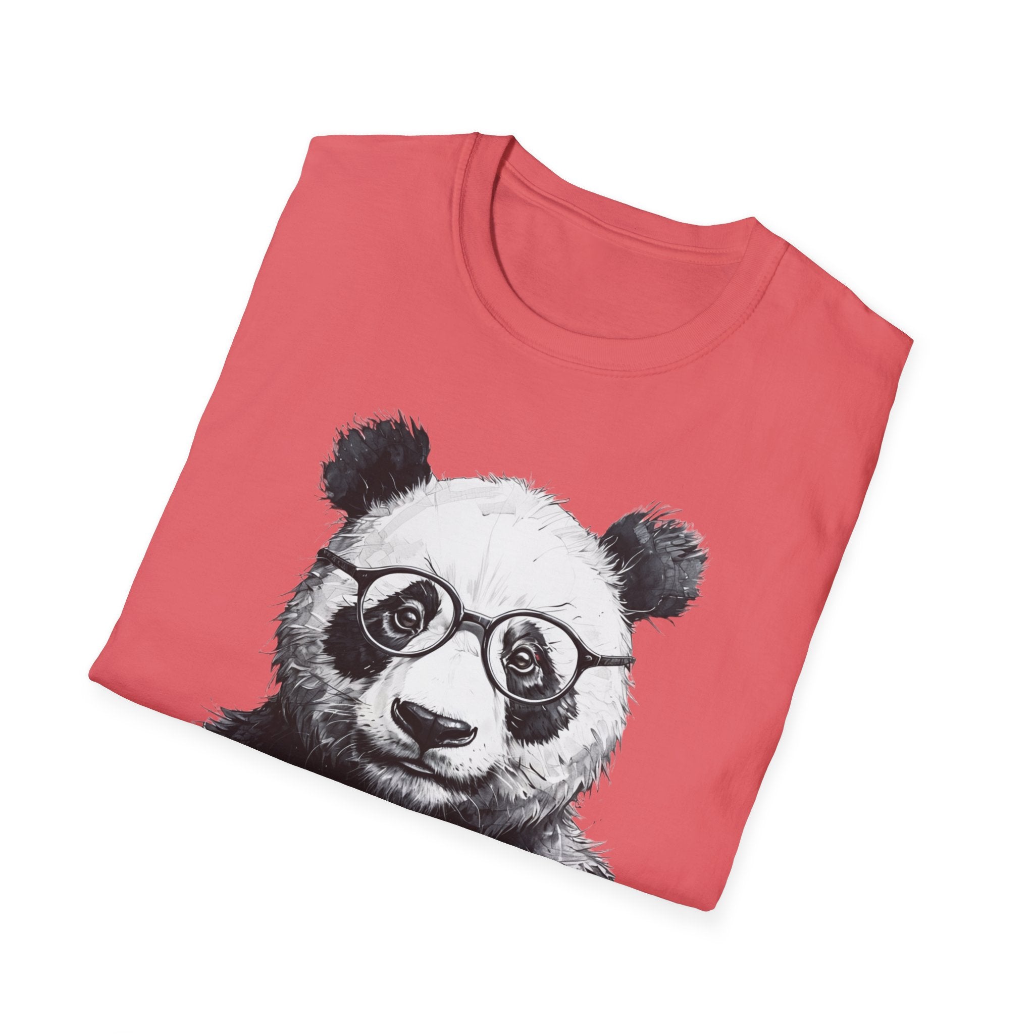 Social Justice Panda Coffee Protest FDT Unisex Softstyle T-Shirt, Anti Trump Activist Tee, Political Statement Shirt