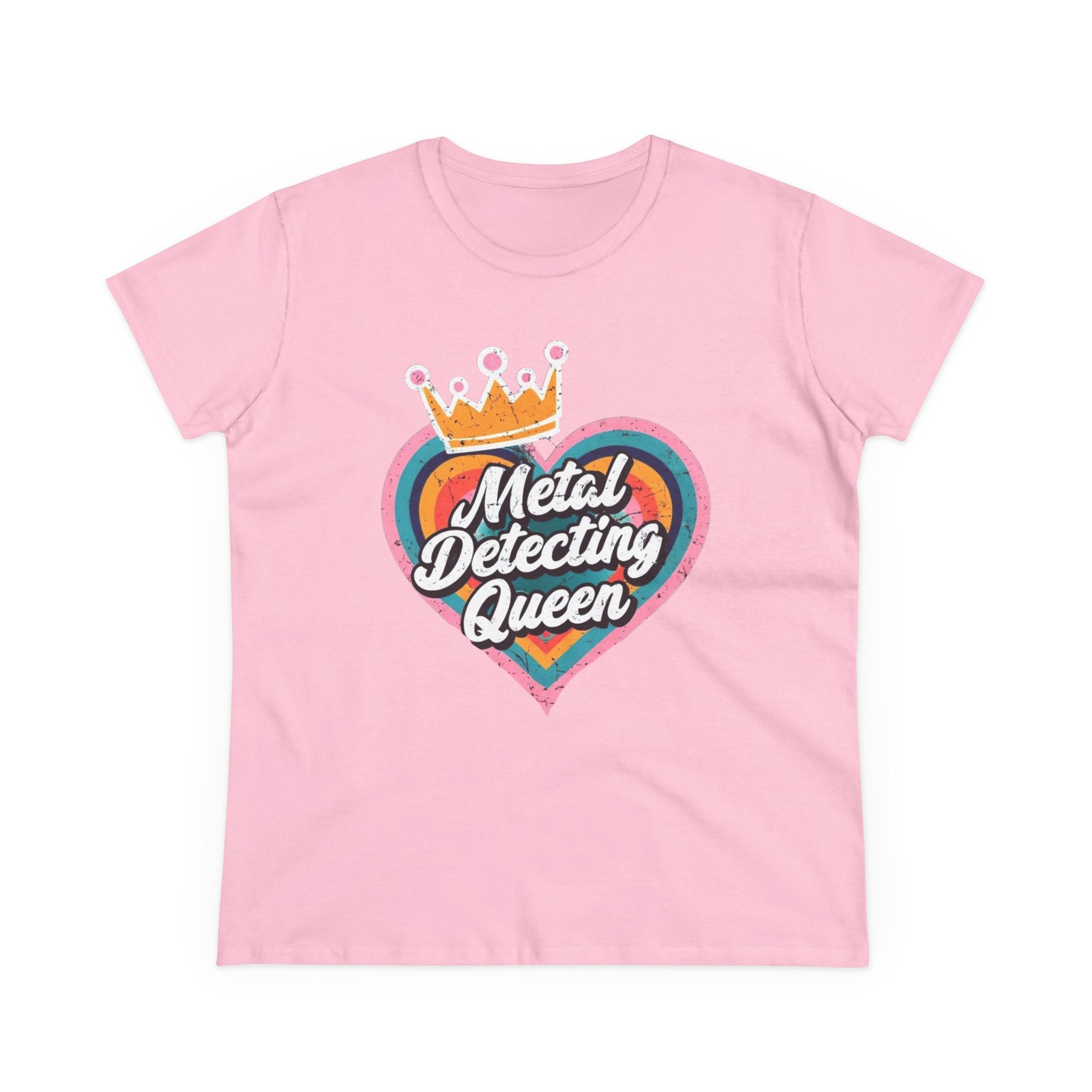 Metal Detecting Queen T-Shirt, Fun Tee for Hobbyists, Gift for Treasure Hunters, Everyday Casual Wear, Perfect for Outdoors