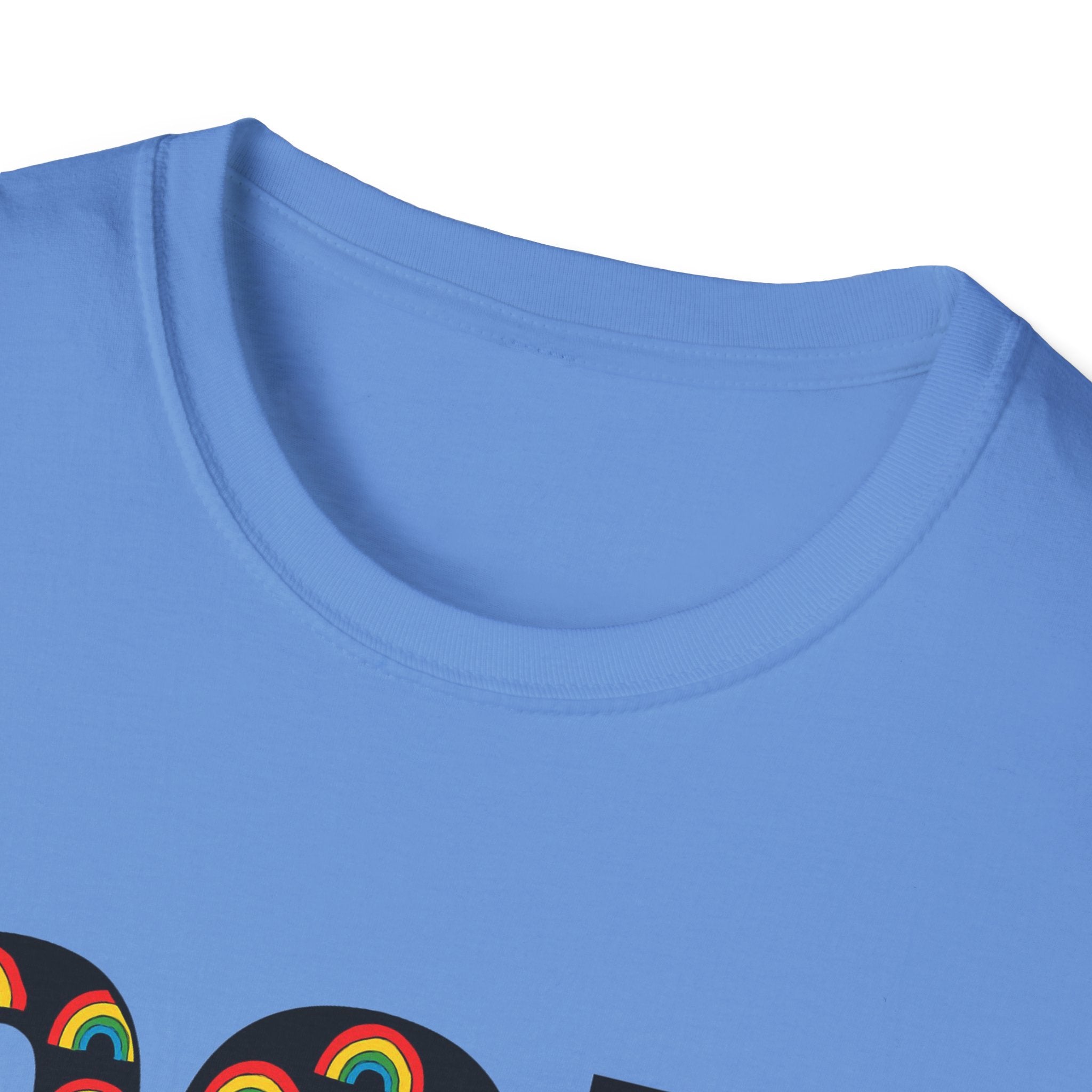 Rainbow God Had Two Dads LGBTQ Unisex Softstyle T-Shirt, Pride Tee, Social Justice Shirt, Anti Trump Top, LGBTQ Equality Clothing