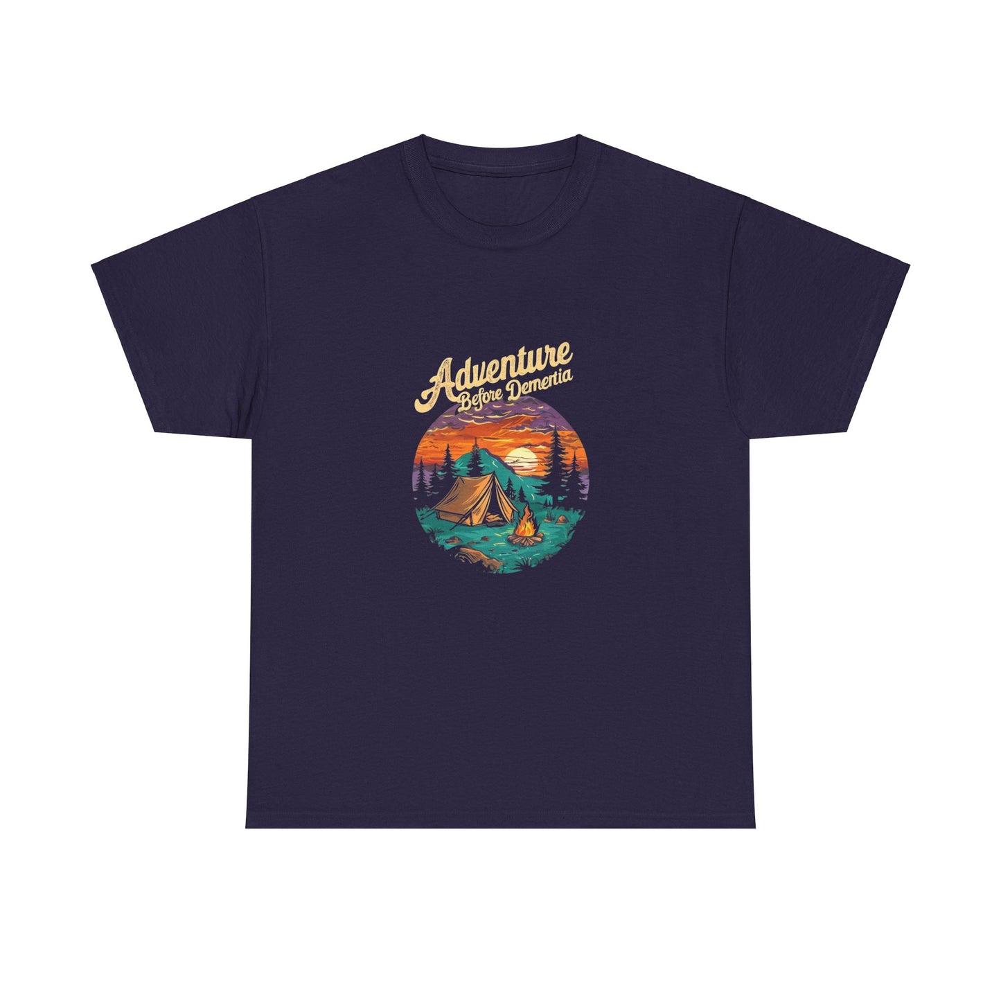 Adventure Before Dementia Unisex Tee, Funny Graphic T-Shirt, Retirement Gift, Elderly Humor Shirt, Memory Loss Joke Top