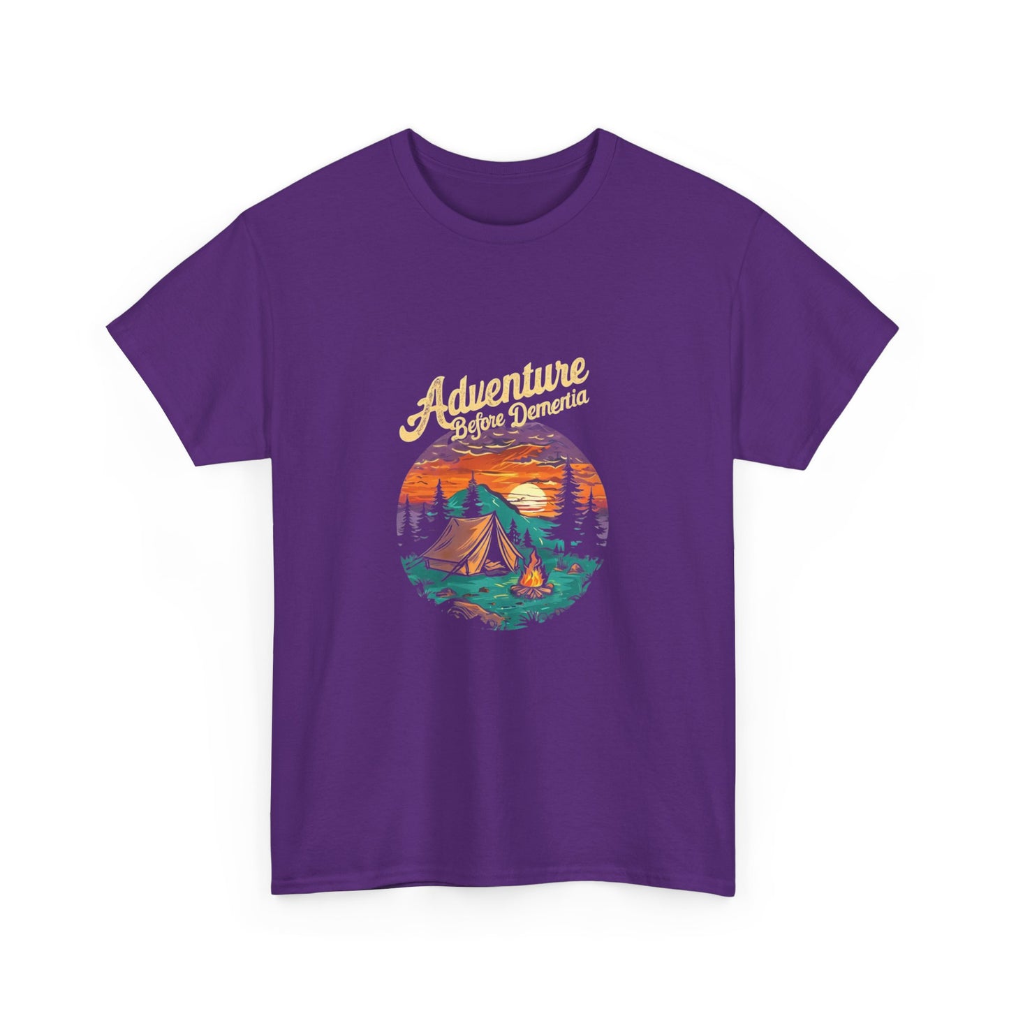 Adventure Before Dementia Unisex Tee, Funny Graphic T-Shirt, Retirement Gift, Elderly Humor Shirt, Memory Loss Joke Top