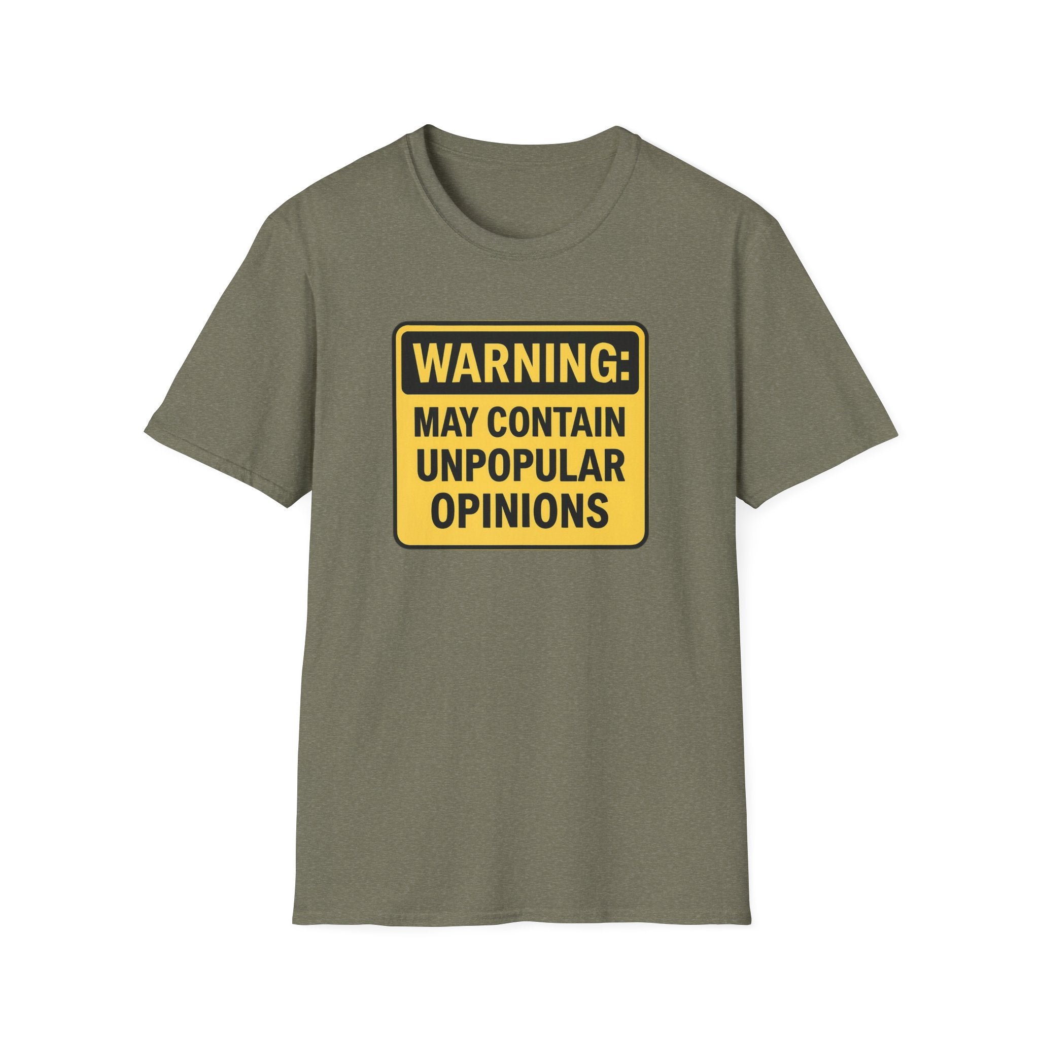 May contain unpopular opinions Fun Unisex T-Shirt, gift Christmas Softstyle Graphic Tee, Casual Wear, Independence Day Gift, Statement Shirt