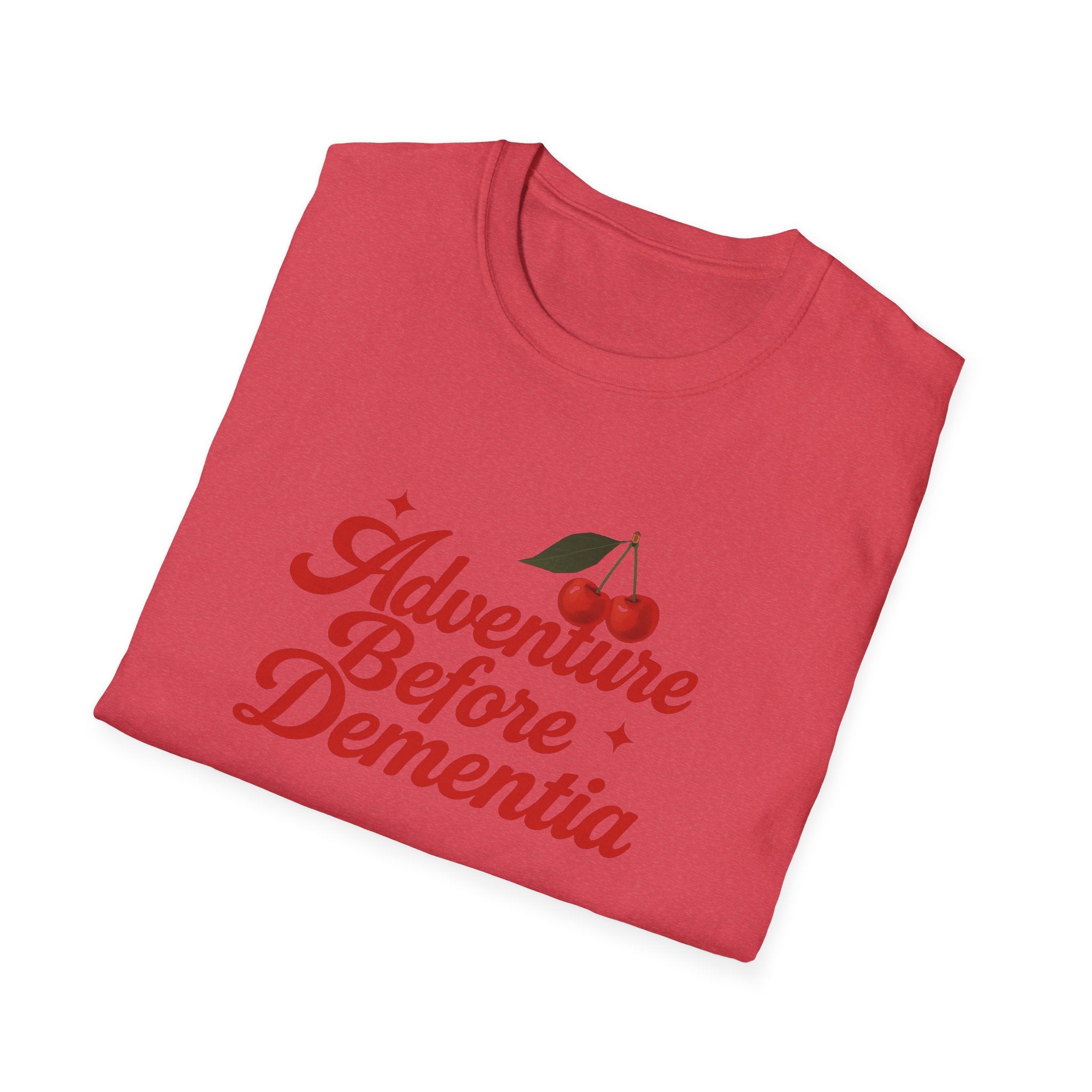 Adventure Before Dementia T-Shirt, Unisex Tee for Caregivers, Memory Awareness, Cozy Casual Wear, Gift Idea for Friends retirement gift