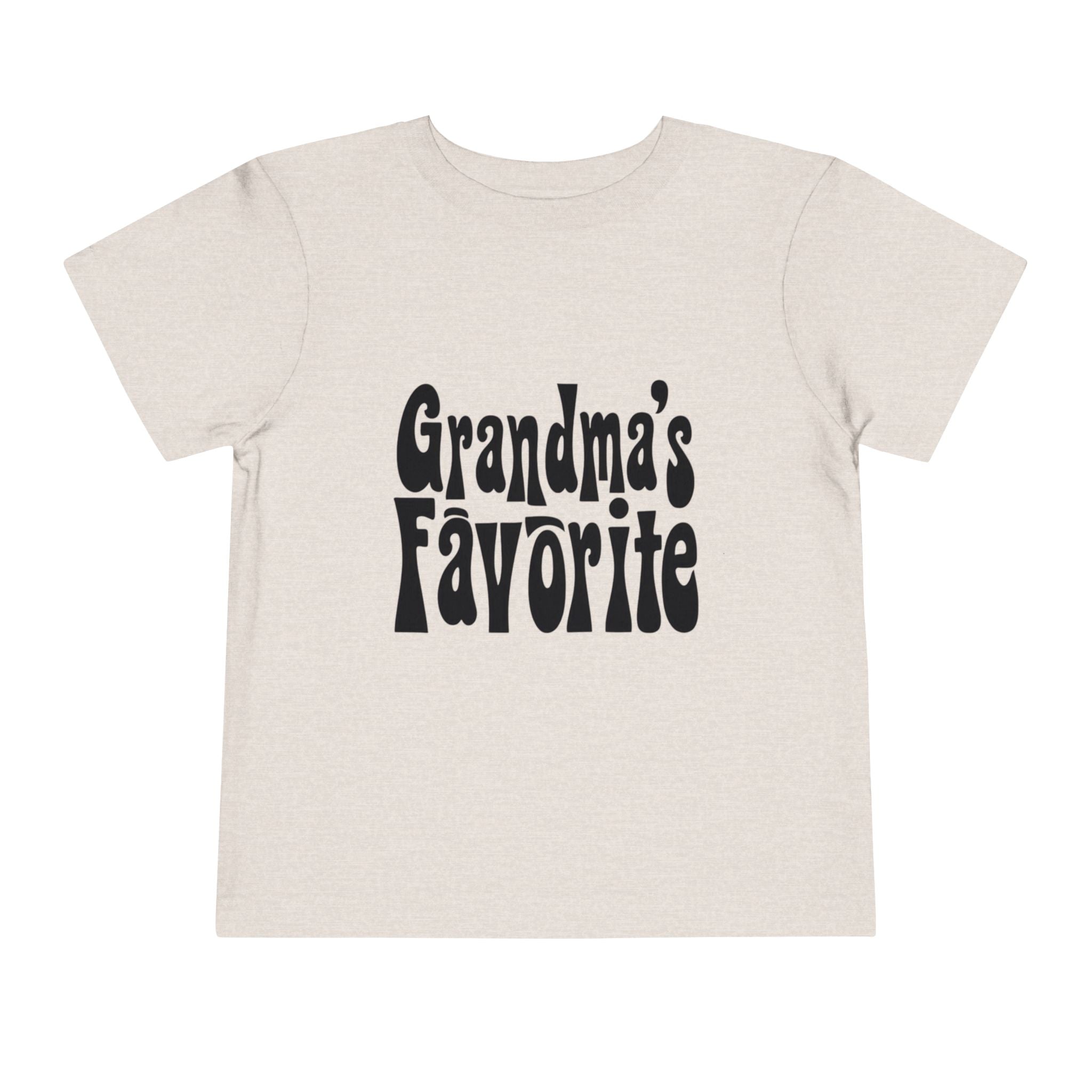 Grandma's Favorite Toddler Tee, Kids Tshirt, Funny Family Shirt, Grandmother Gift, Birthday Present
