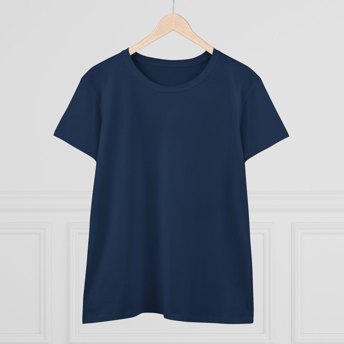 Artistic Goldfish Graphic Women's Midweight Cotton Tee koi On back of tee