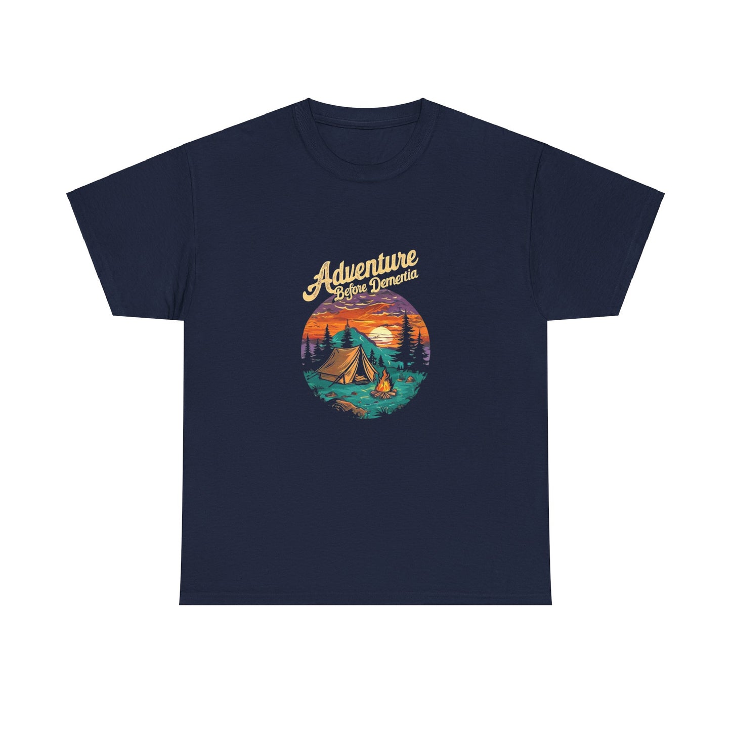 Adventure Before Dementia Unisex Tee, Funny Graphic T-Shirt, Retirement Gift, Elderly Humor Shirt, Memory Loss Joke Top
