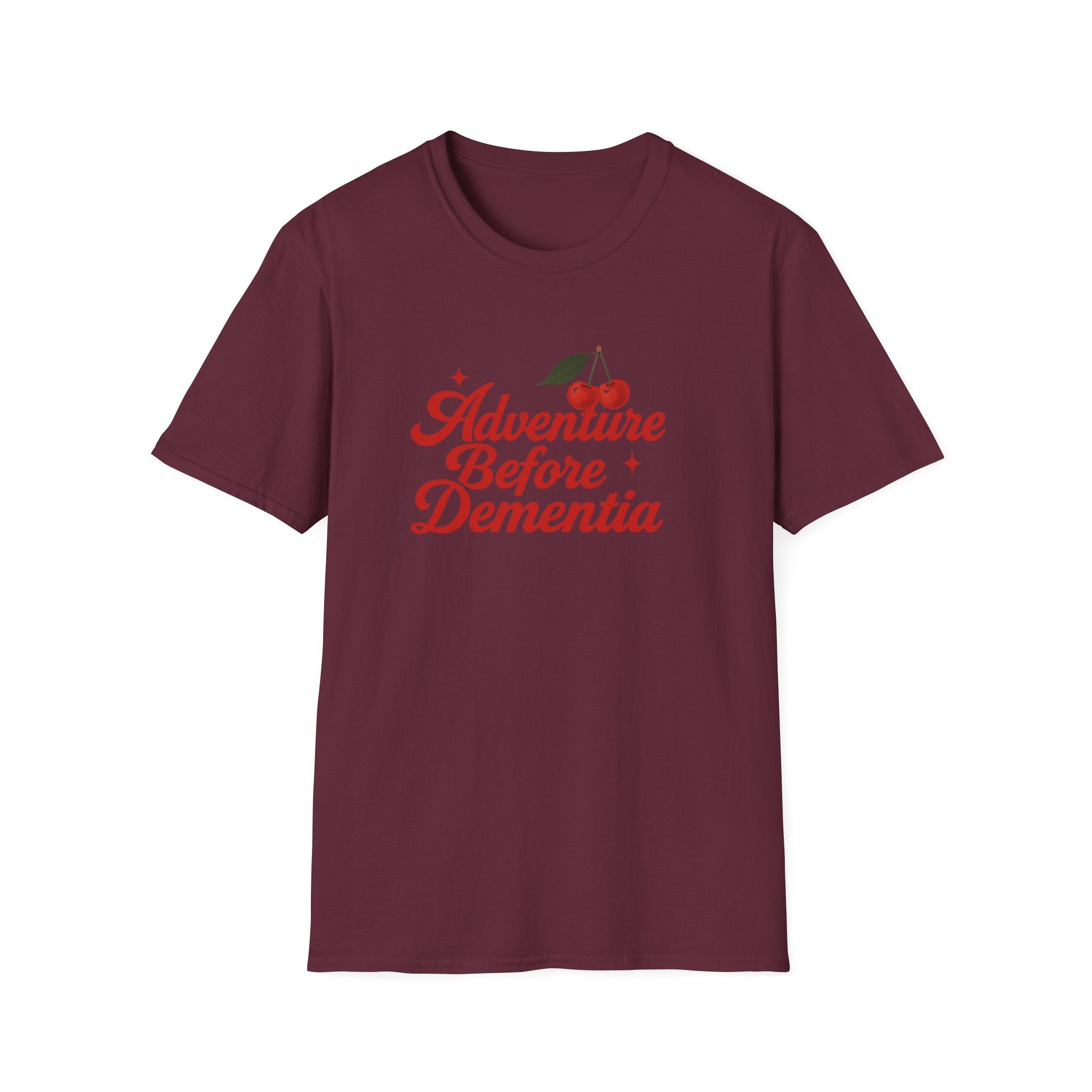 Adventure Before Dementia T-Shirt, Unisex Tee for Caregivers, Memory Awareness, Cozy Casual Wear, Gift Idea for Friends retirement gift