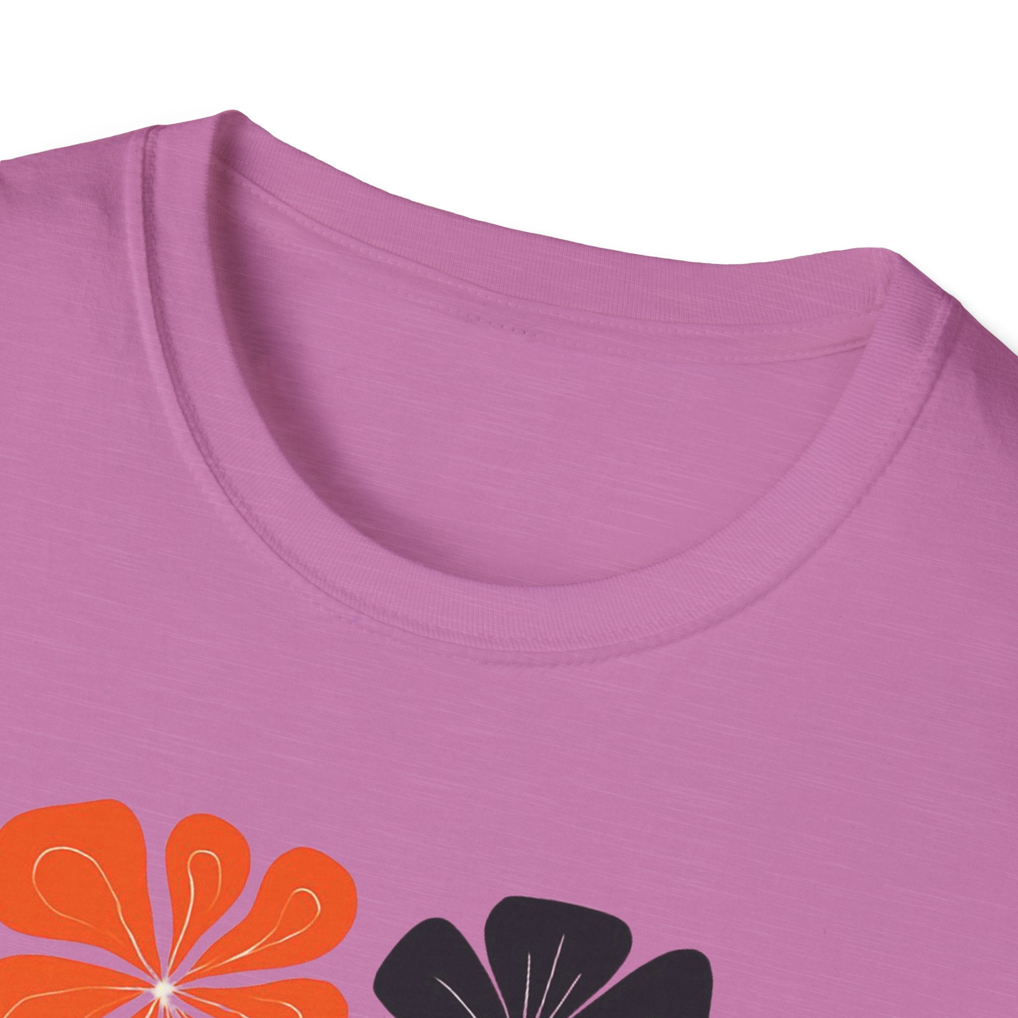 Raising wild flowers, one tantrum at a time Mom Life Unisex Softstyle T-Shirt, Gifts for Toddler Moms, Raising Wildflowers, floral  Apparel