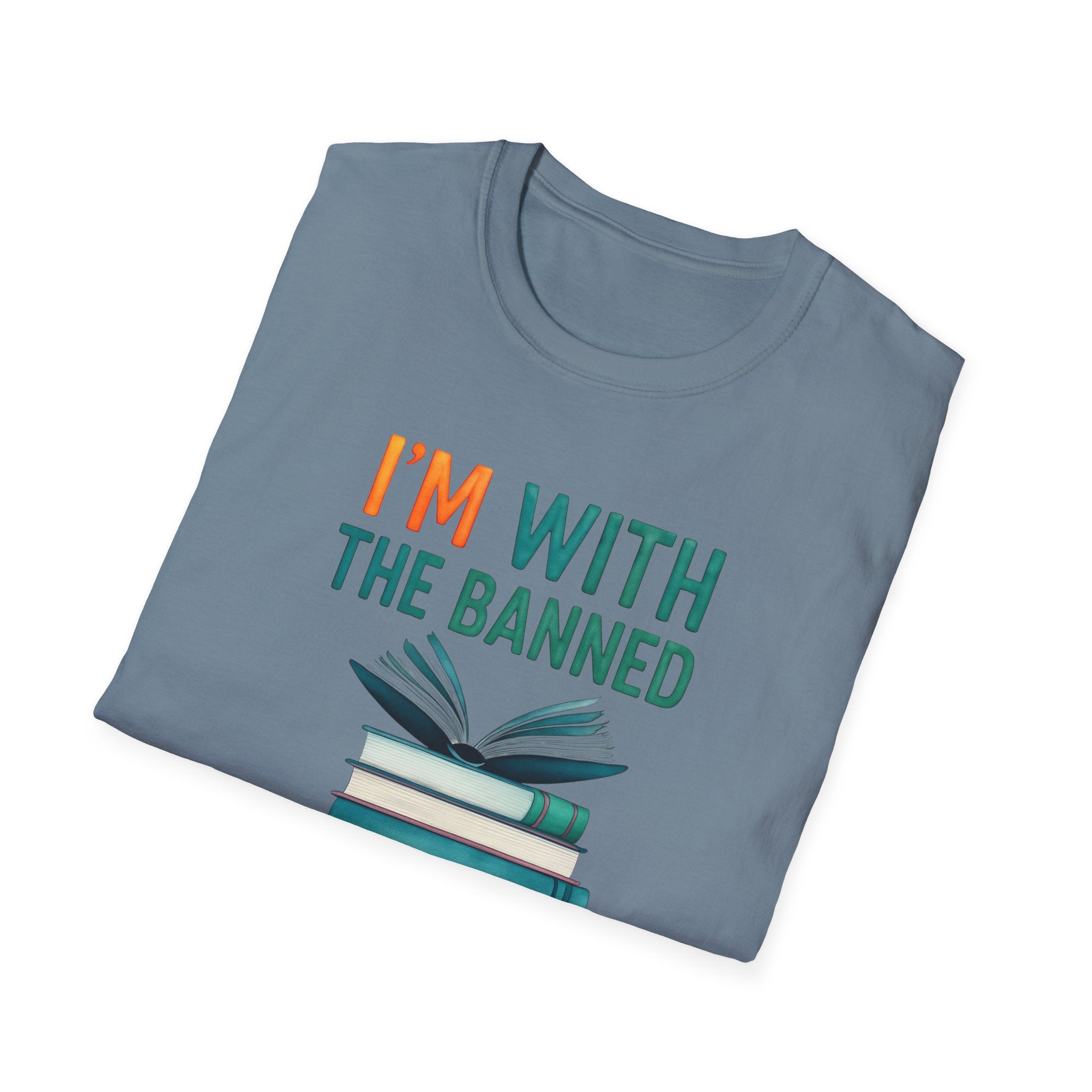 Banned Books Awareness I’m with the banned T-Shirt Christmas Gift for activists and liberals, librarian gift, teacher gift