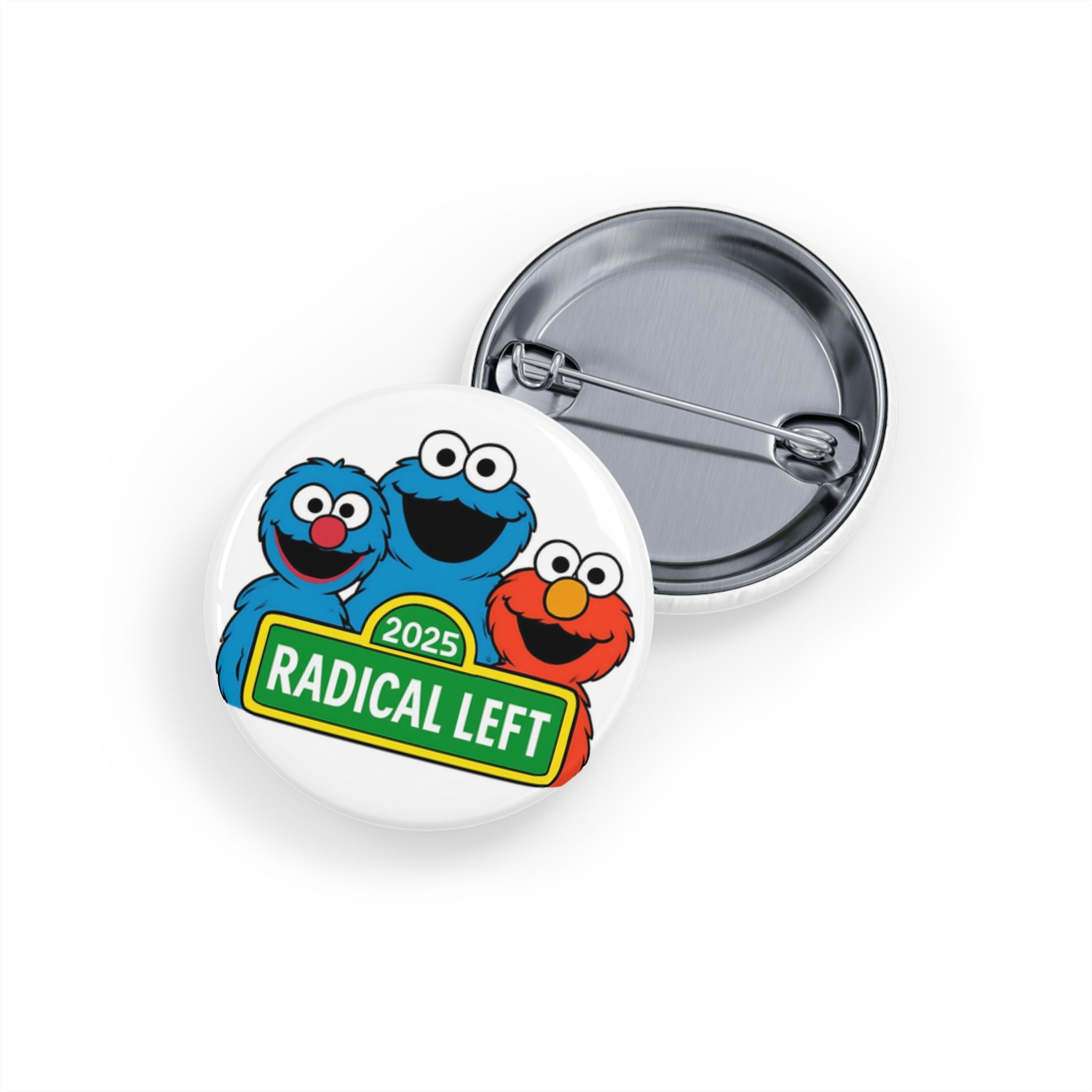 Button Pins, Radical Left Sarcasm Muppets Anti Trump Protest, Activist Lapel Pins, Political Statement Pins, Social Justice Accessories, Pin