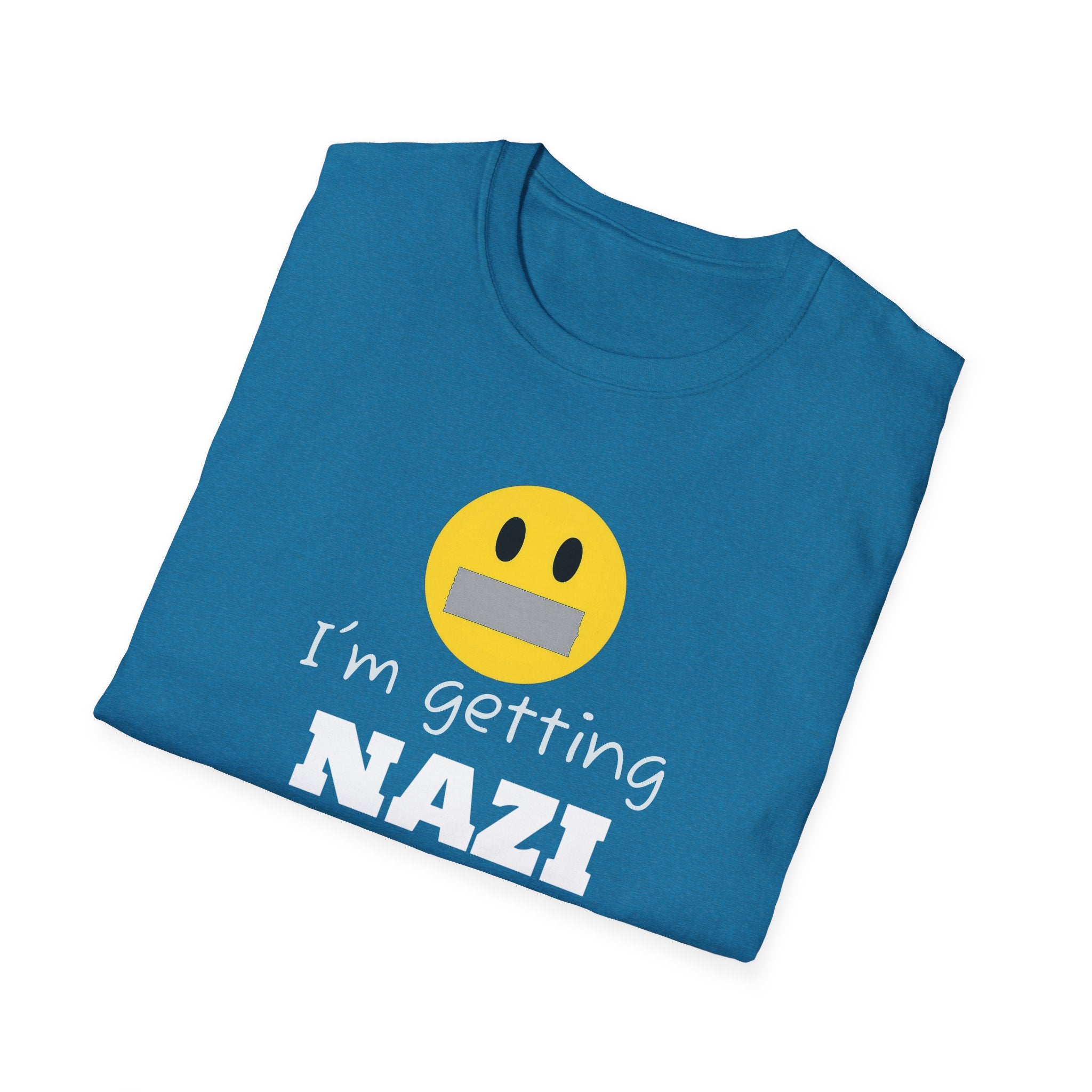 Nazi Germany Vibes, Anti-Trump Resistance T-Shirt, Political Protest Tee, Unisex Softstyle Shirt, Left Wing Activist Clothing, Censorship