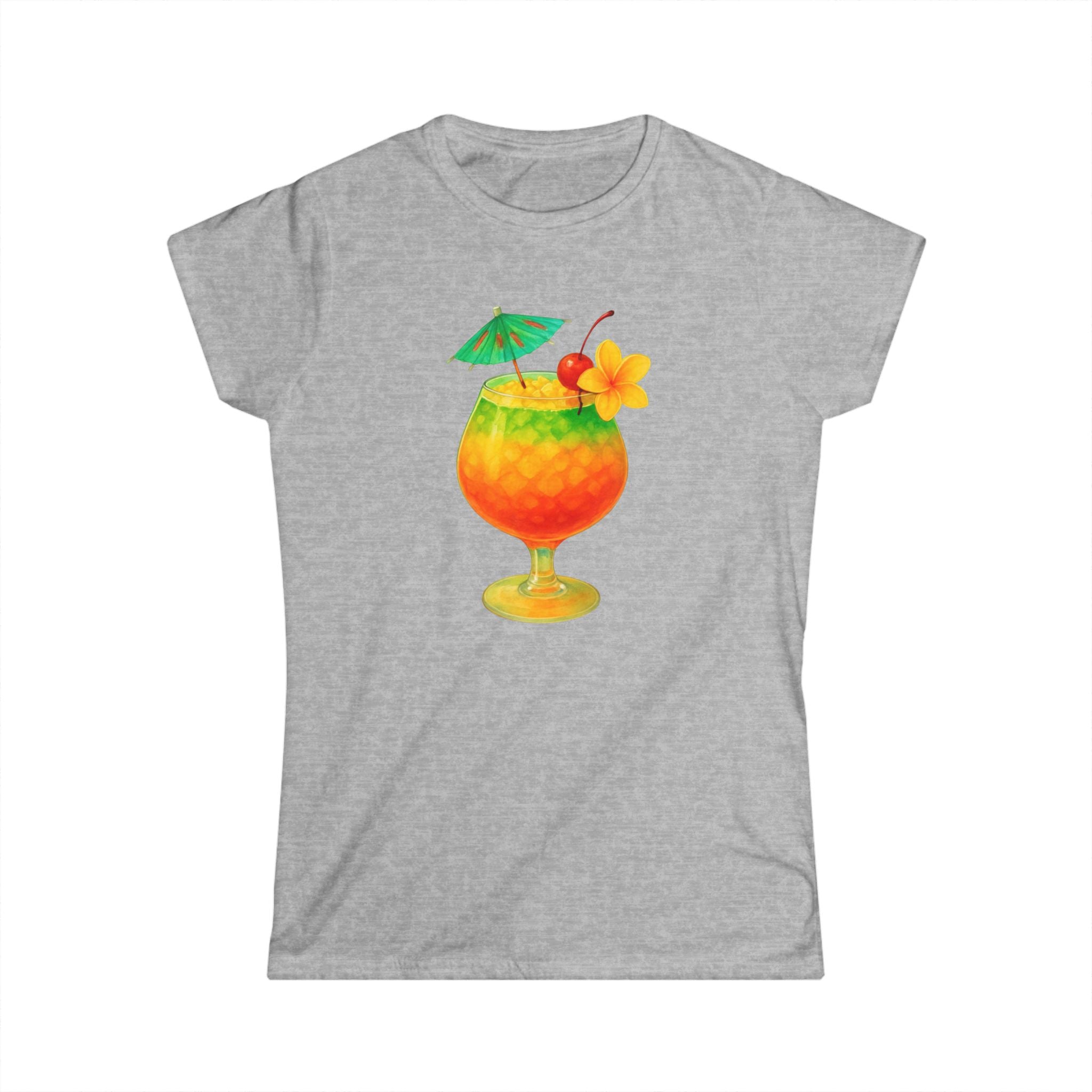 Mai Tai  punch tropical Tees, Island Style Shirt, Summer Cocktail Top, Vacation Apparel, Rum Punch Vibes, Women's Graphic Tee