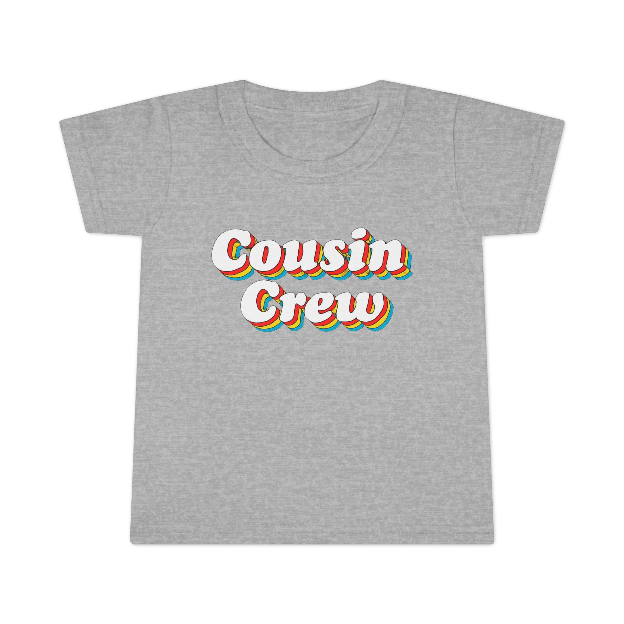 Retro Cousin Crew Toddler T-Shirt, Cute Family Shirt, Kids' Casual Wear, Cousin Family Gatherings, Birthday Gift