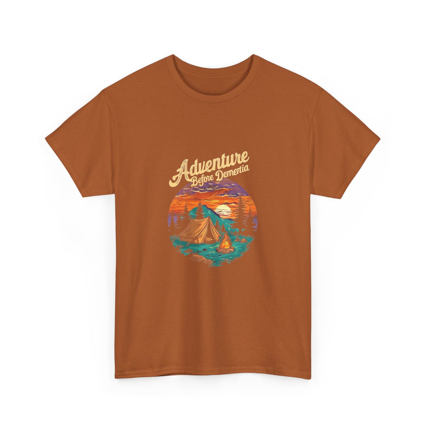 Adventure Before Dementia Unisex Tee, Funny Graphic T-Shirt, Retirement Gift, Elderly Humor Shirt, Memory Loss Joke Top
