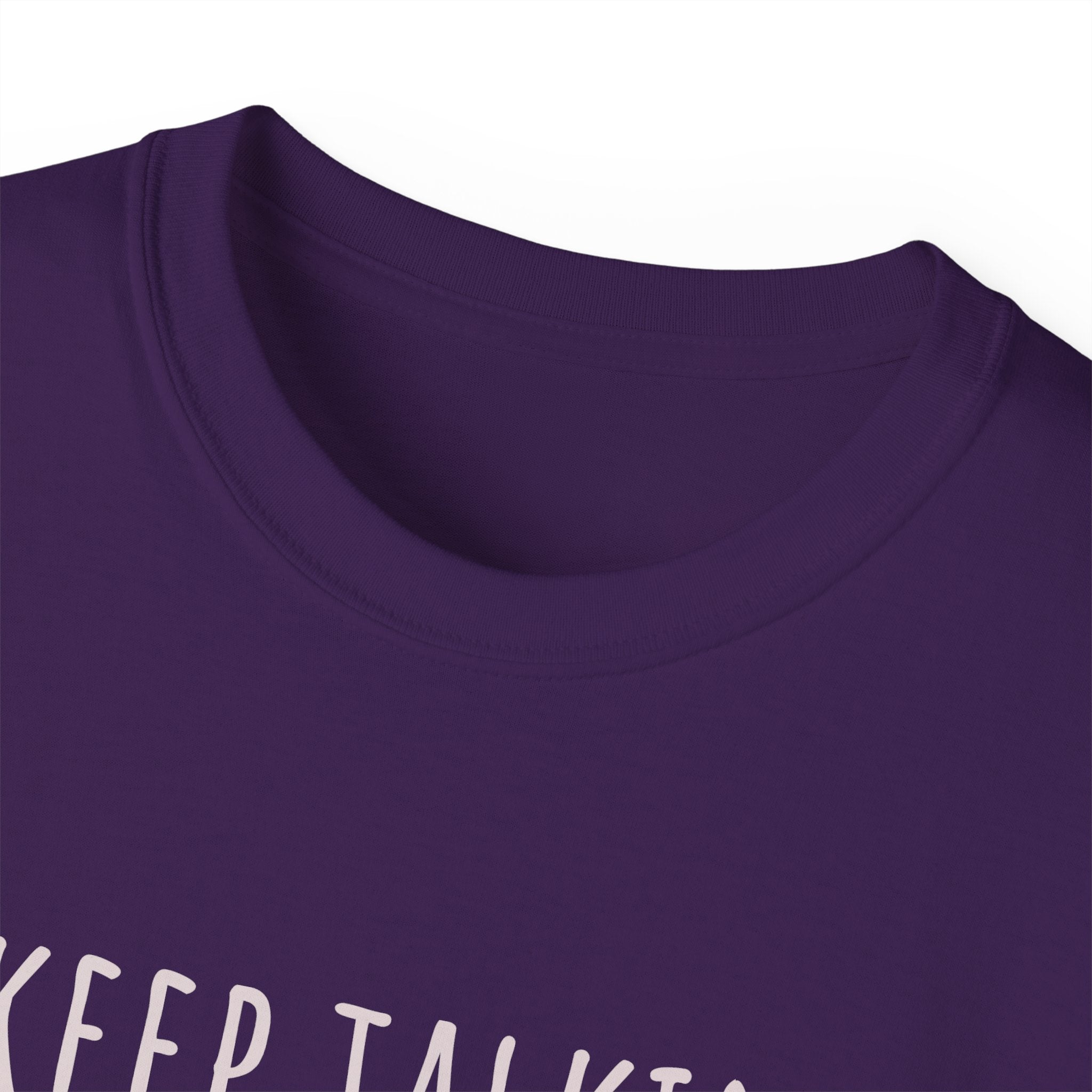 Keep Talking Diagnosis Tee | Funny Therapist Gift, Unisex Cotton T-Shirt, Humorous Diagnosis Shirt, Perfect for Psychologists, Casual Wear
