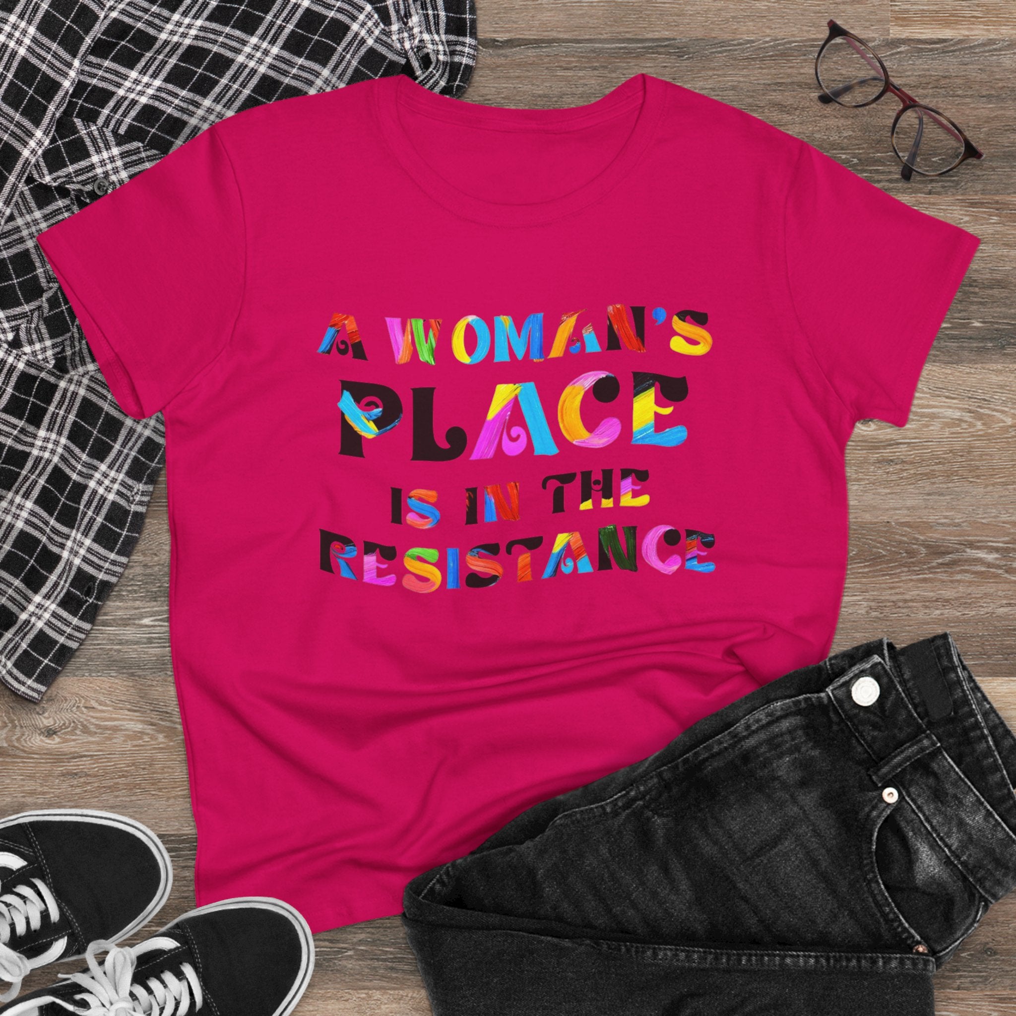 A womans place Feminist Tee, Women's Rights Shirt, Protest Activist Top, Social Justice Clothing, Feminism Tshirt No Kings