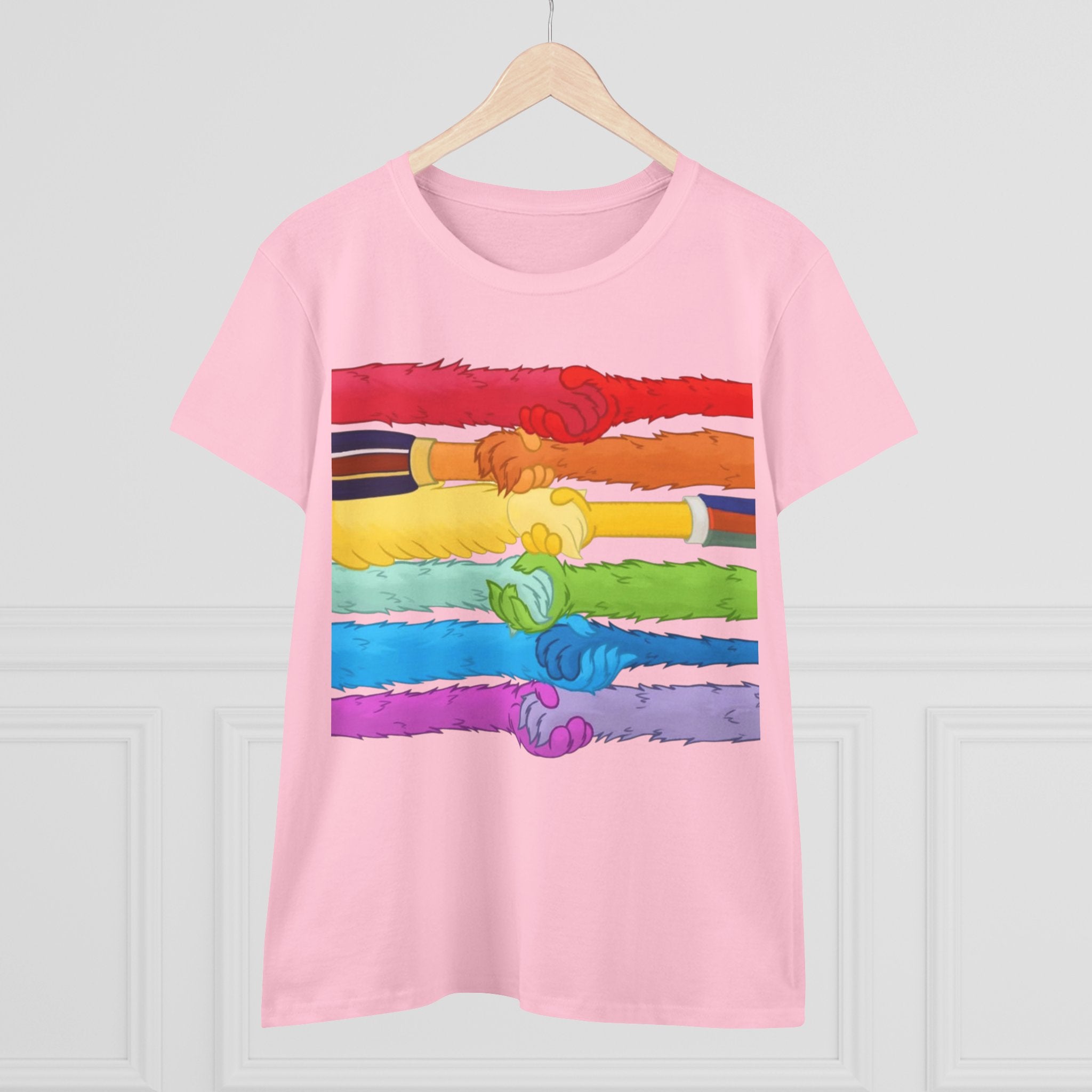 Kindness and diversity count! Pride Unity Tee, LGBTQ+ Cotton T-Shirt for Celebrations, Rainbow Design, Equality Shirt,  anti Trump Wear