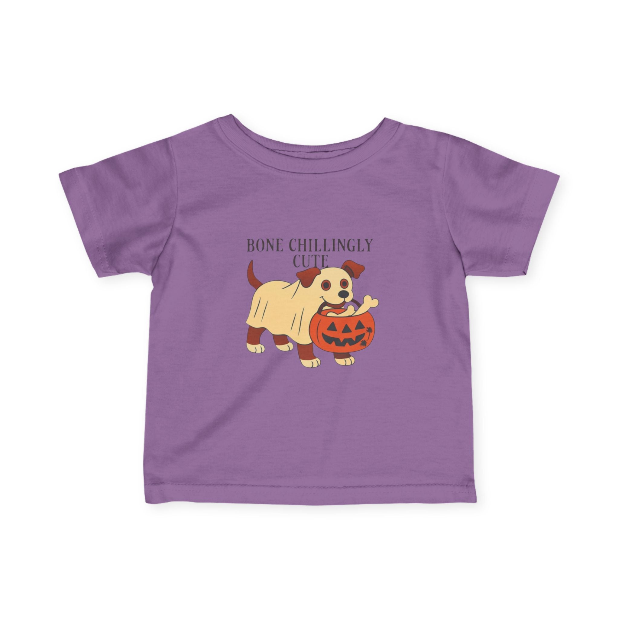 Halloween Dog Graphic Infant Tee, Cute Pumpkin Shirt, Baby Halloween Outfit, Funny Dog Tee, Toddler Fall Apparel