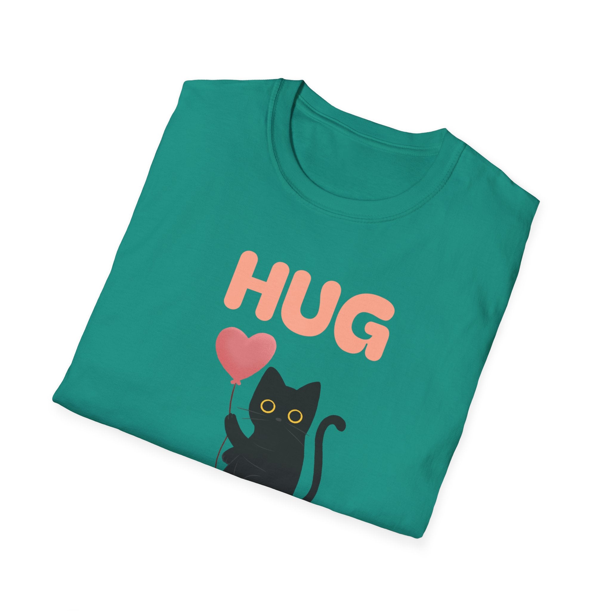 Hug Dealer fun cat Unisex Softstyle T-Shirt, Funny Cat Lover Gift, Cute Tee, Cat Mom Shirt, Trendy Graphic Tee Christmas gift sarcasm