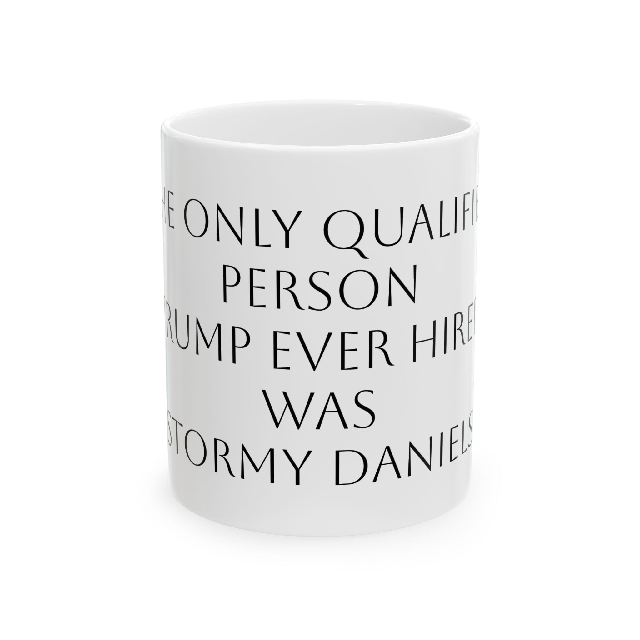 Stormy Daniels Activist Ceramic Mug, Anti-Trump Coffee Cup, Political Statement Resistance Protest Tea Mug, Gift for Liberals, 11oz 15oz