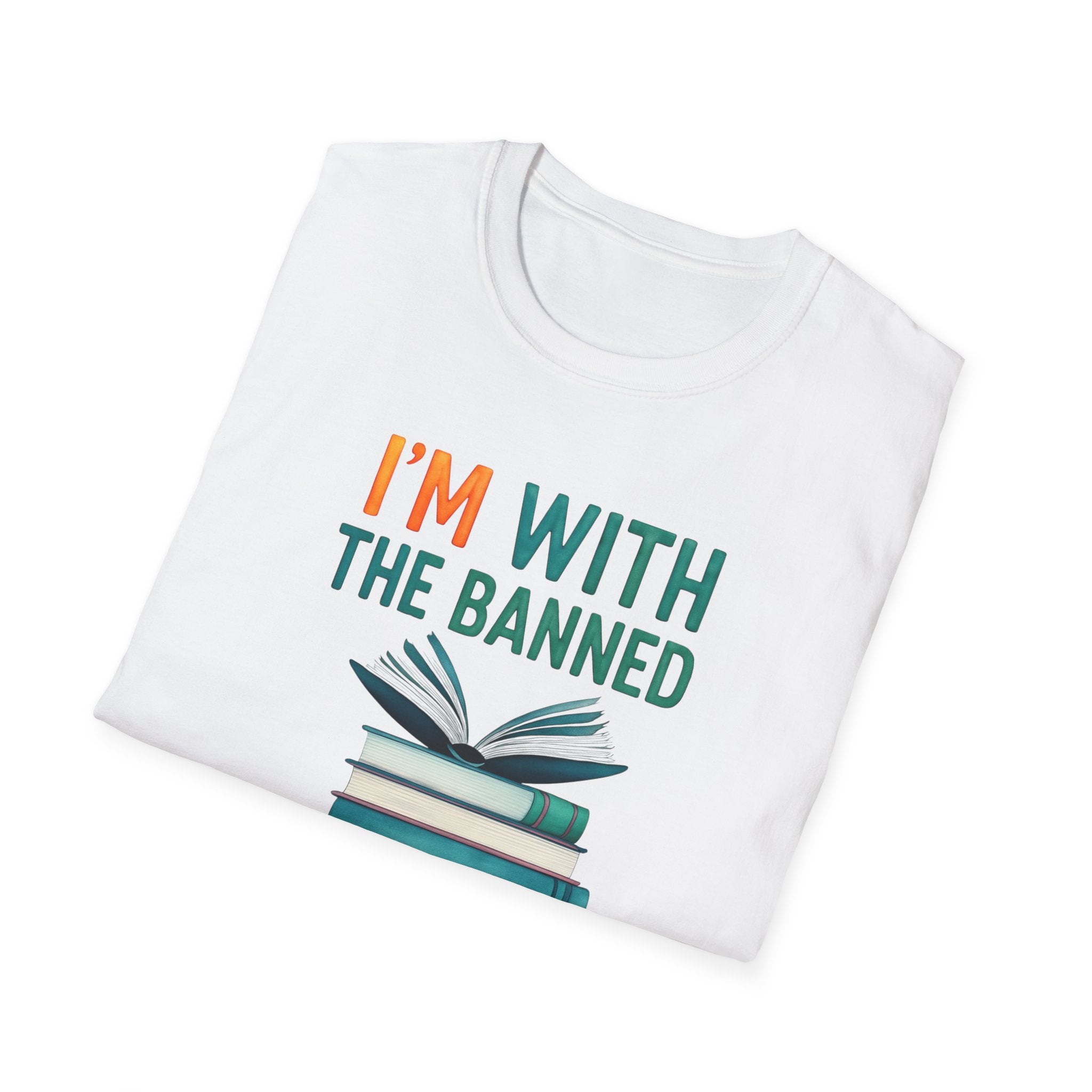 Banned Books Awareness I’m with the banned T-Shirt Christmas Gift for activists and liberals, librarian gift, teacher gift