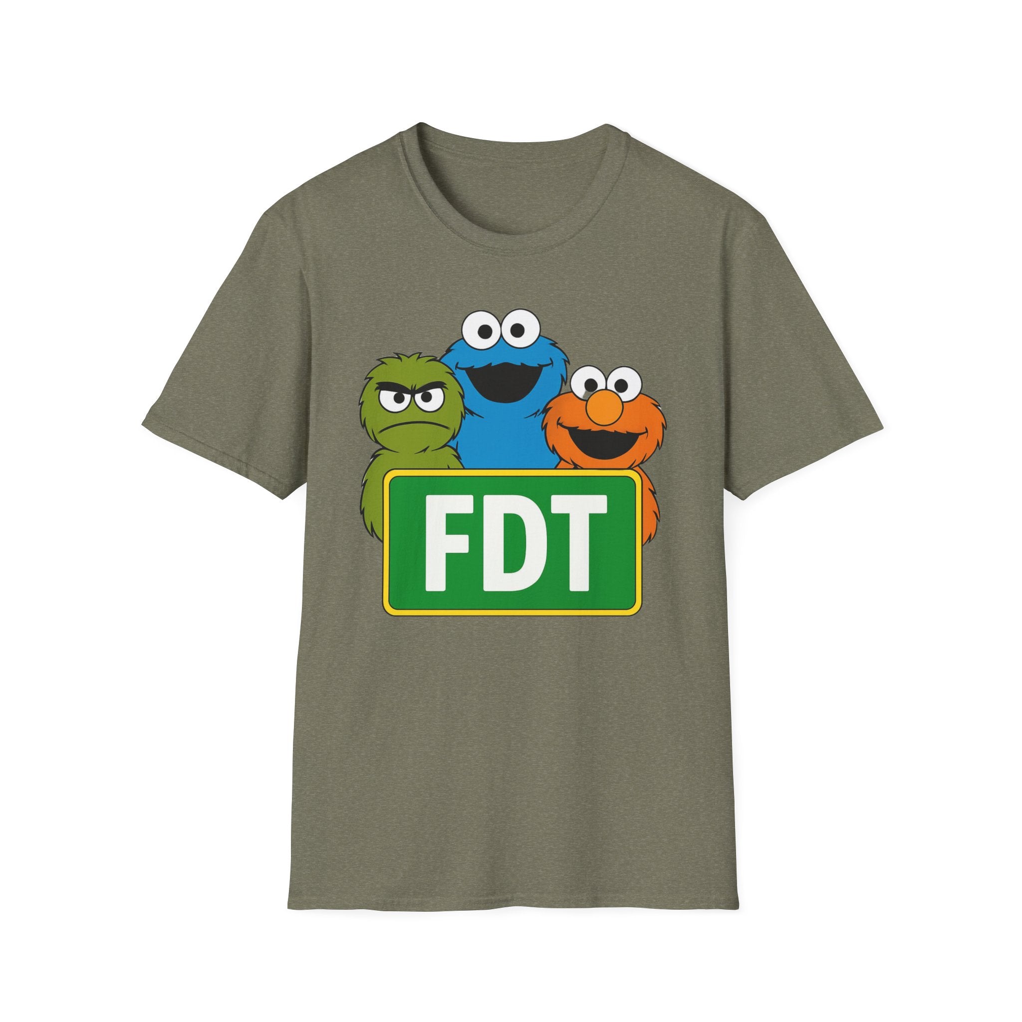 FDT Funny Unisex T-Shirt, Anti Trump Political Humor, Nostalgic Puppets, Kindness, Diversity, Social Justice, Liberal Gift, Funny Political
