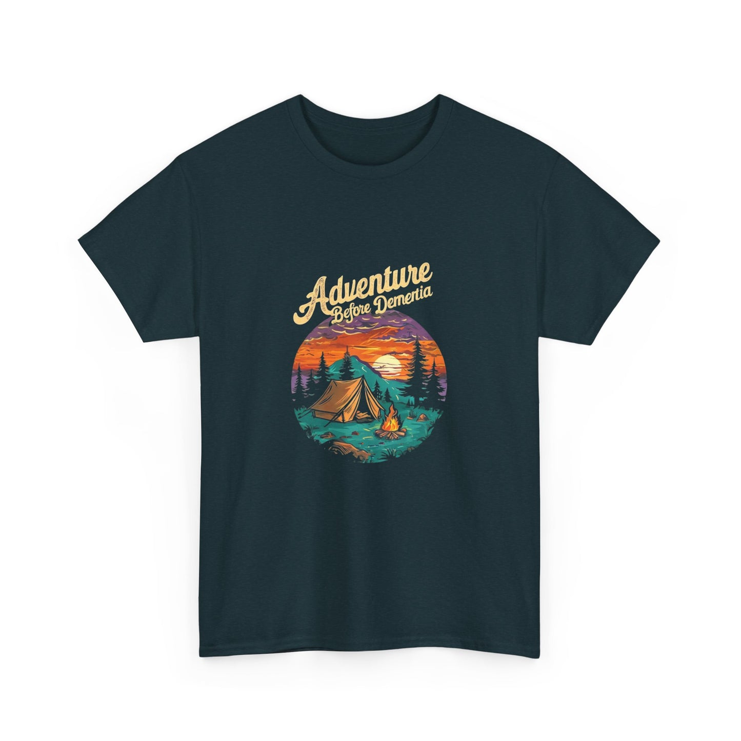 Adventure Before Dementia Unisex Tee, Funny Graphic T-Shirt, Retirement Gift, Elderly Humor Shirt, Memory Loss Joke Top
