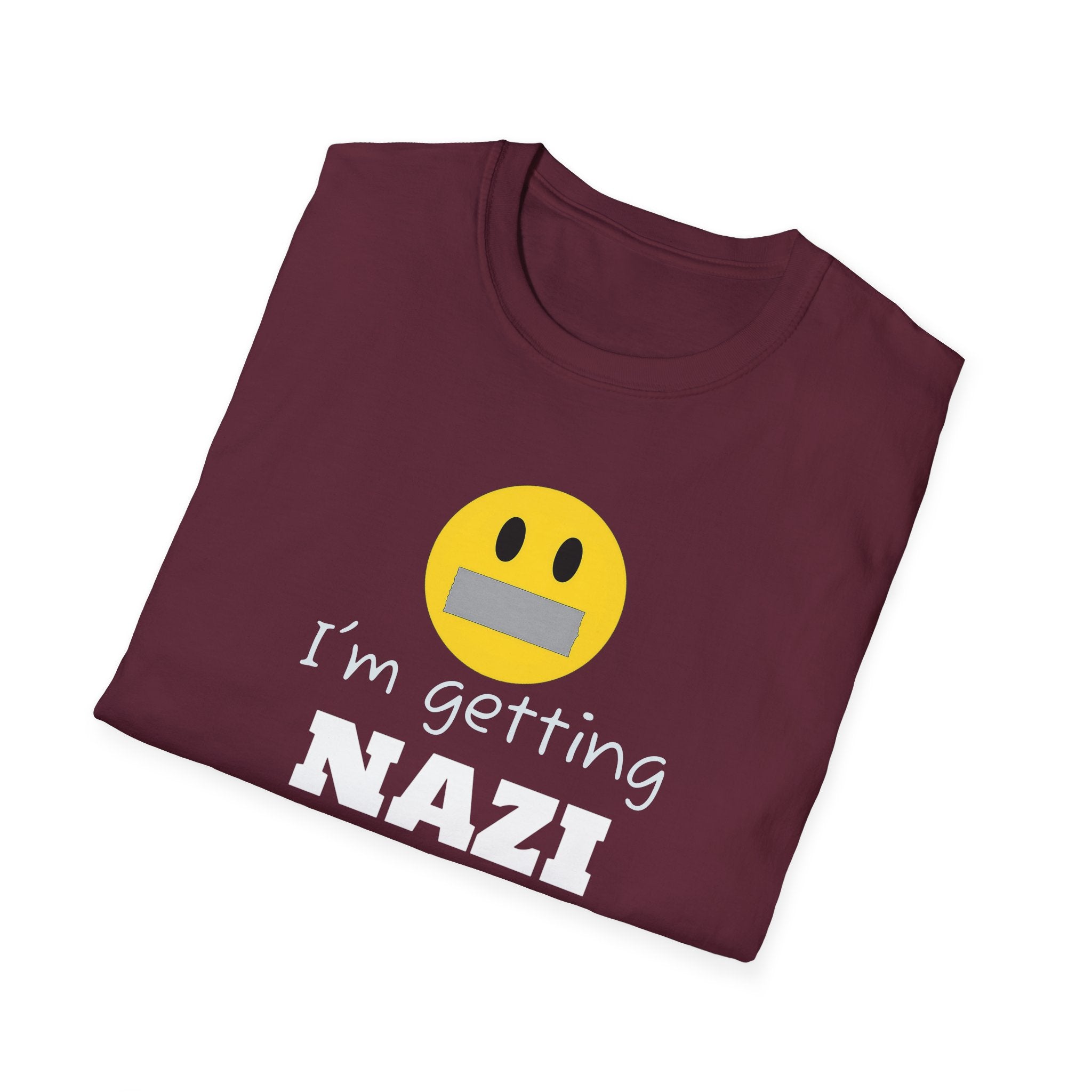 Nazi Germany Vibes, Anti-Trump Resistance T-Shirt, Political Protest Tee, Unisex Softstyle Shirt, Left Wing Activist Clothing, Censorship