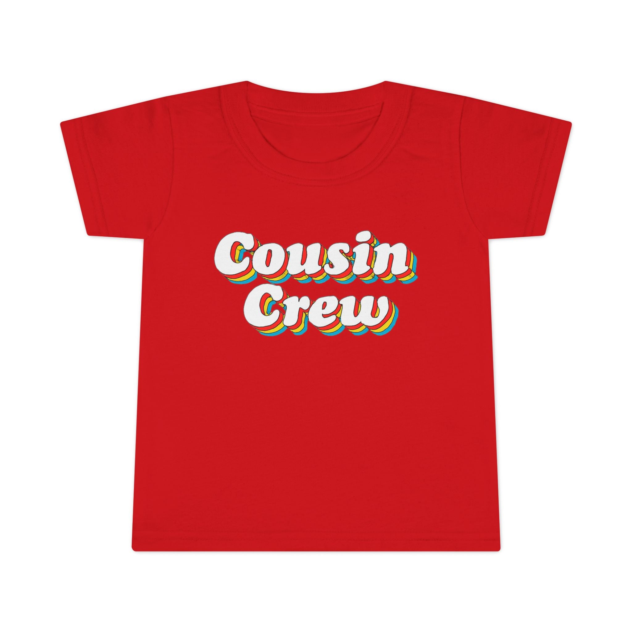 Retro Cousin Crew Toddler T-Shirt, Cute Family Shirt, Kids' Casual Wear, Cousin Family Gatherings, Birthday Gift
