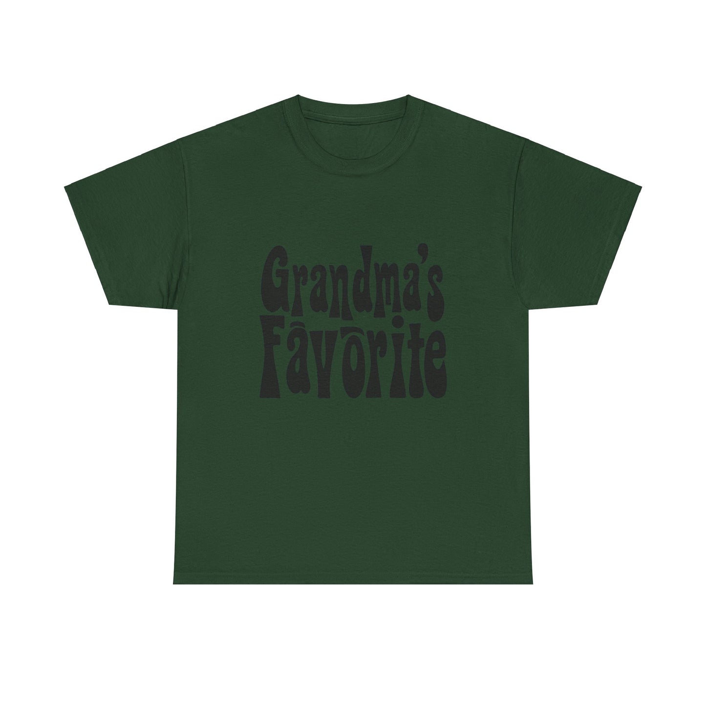 Grandma's Favorite Unisex Tee, Family Love T-Shirt, Gift for Grandma, Birthday Present, Family Reunion Shirt