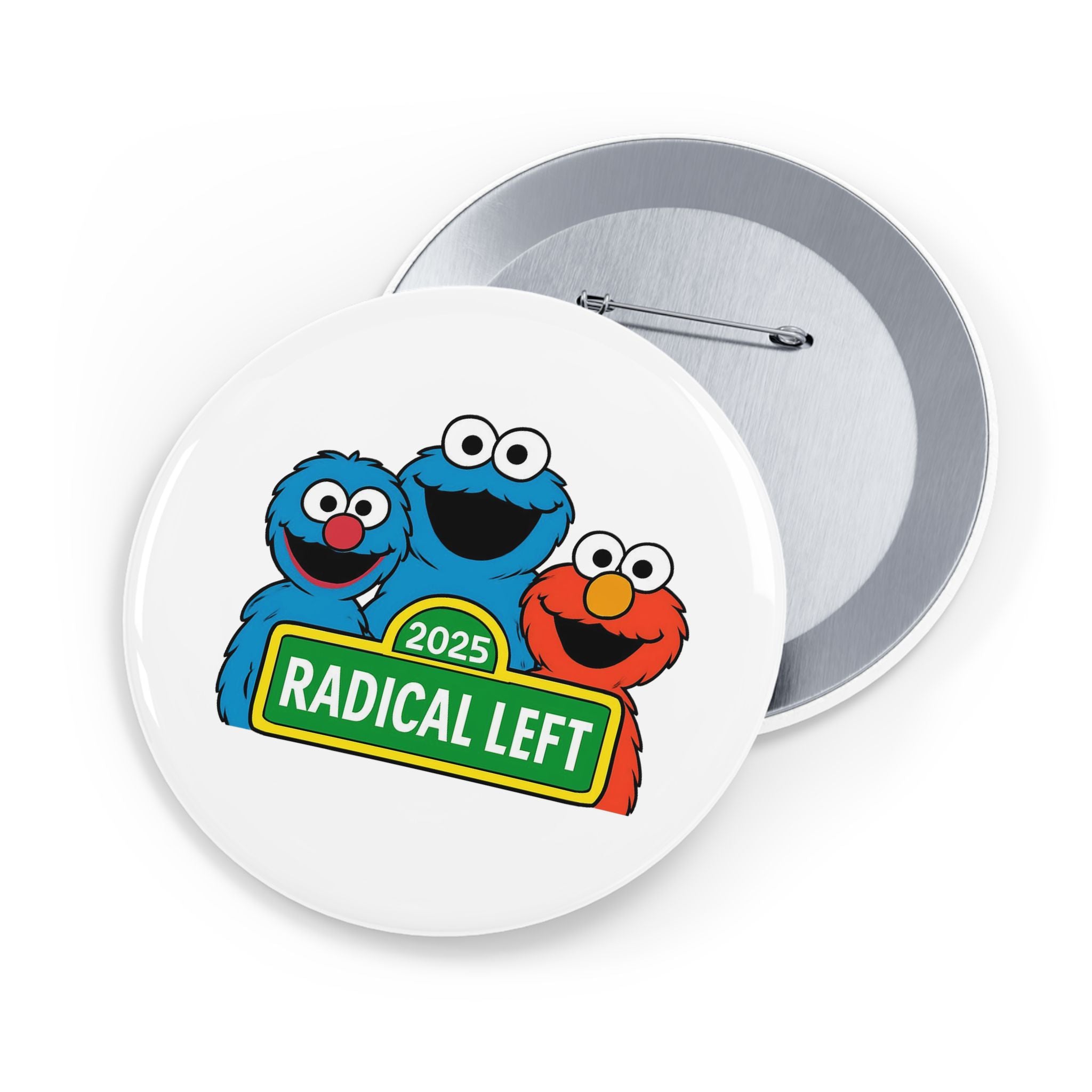 Button Pins, Radical Left Sarcasm Muppets Anti Trump Protest, Activist Lapel Pins, Political Statement Pins, Social Justice Accessories, Pin
