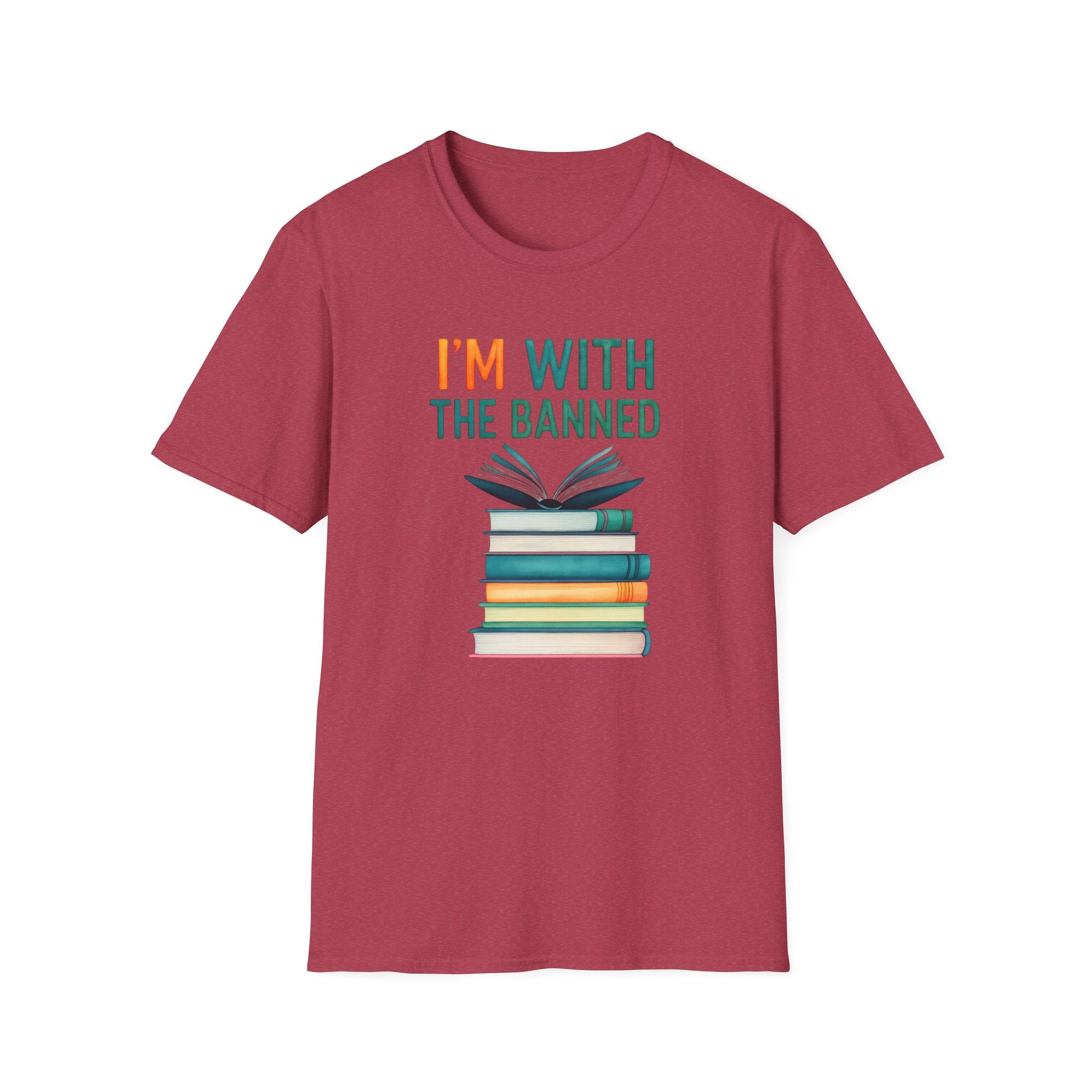 Banned Books Awareness I’m with the banned T-Shirt Christmas Gift for activists and liberals, librarian gift, teacher gift