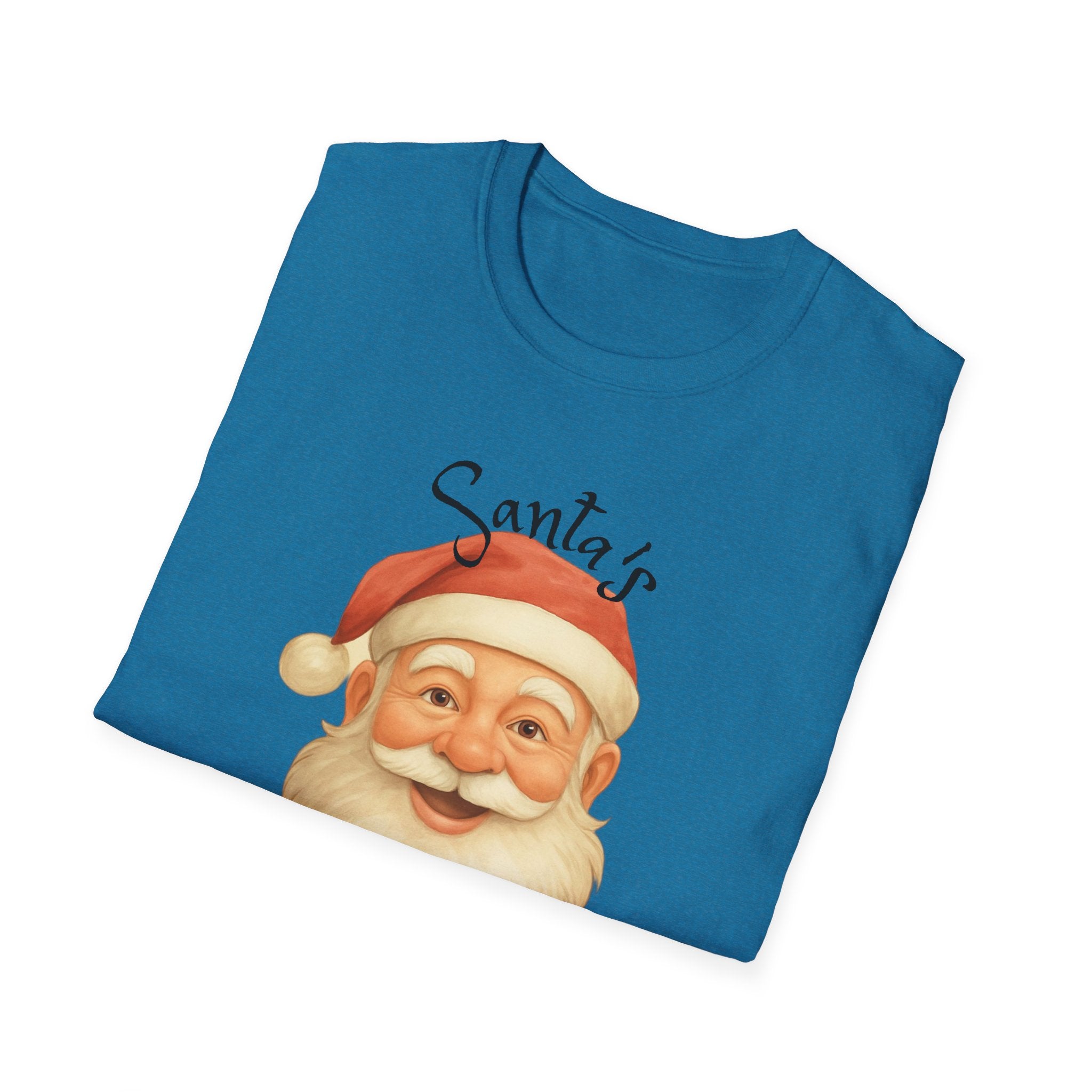 Santa Nurse Christmas T-Shirt, Santa's Favorite Nurse Top, Holiday Gifts for Nurses, Unisex Tee, RN Shirt, Healthcare Worker Apparel