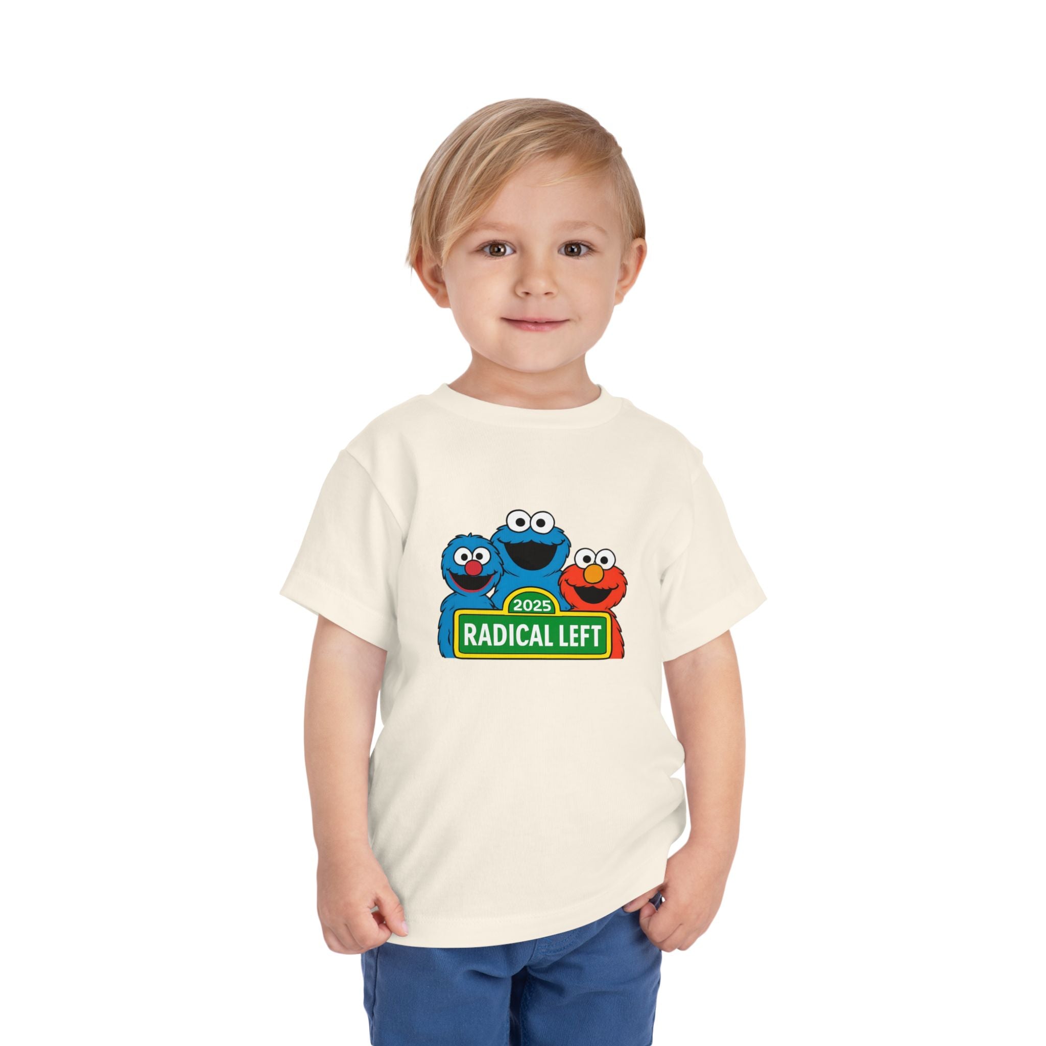Radical Left Toddler Tee, Cute Kids T-Shirt, Playful Shirt for Babies, Funny Toddler Clothing, Gift for Little Activists