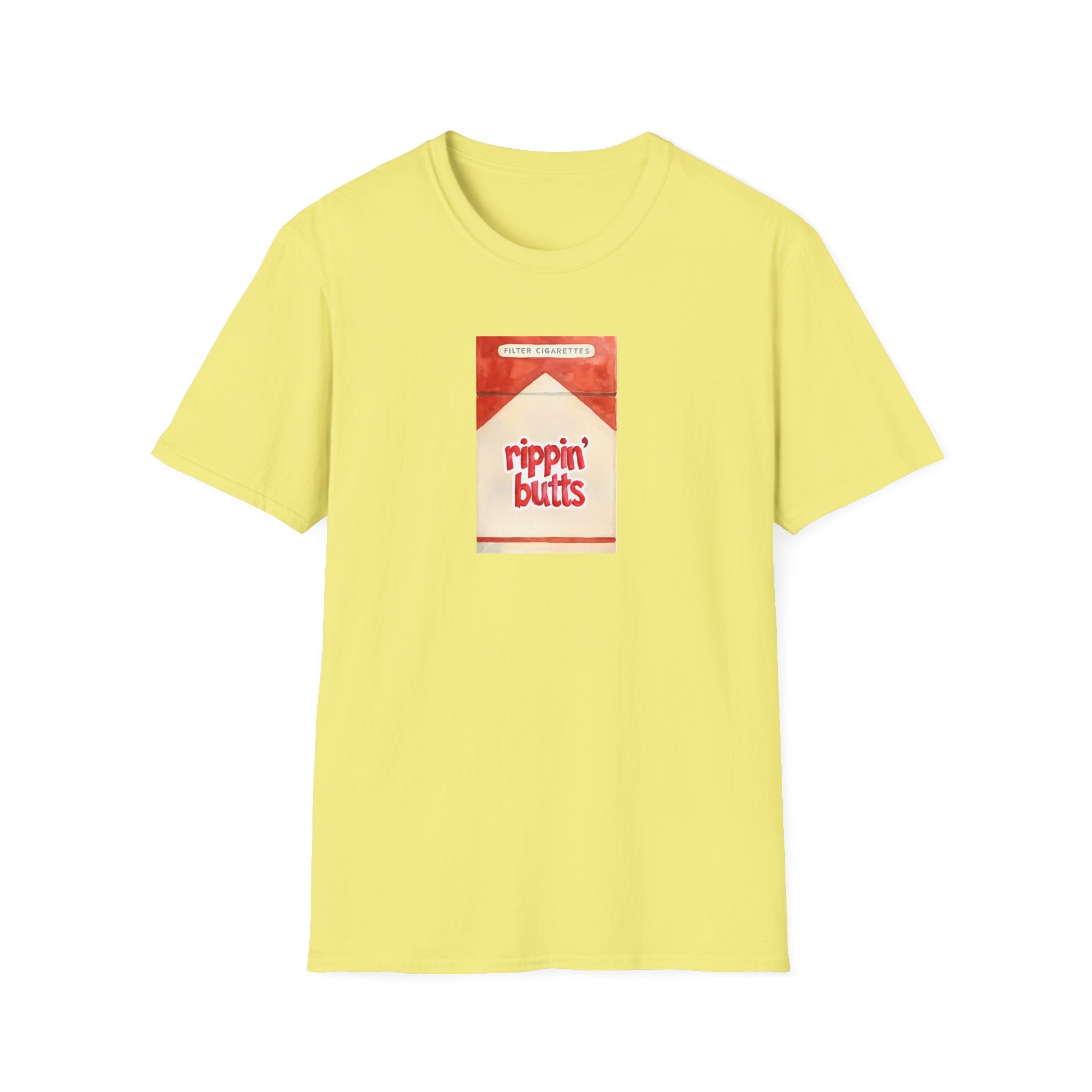 Rippin Butts Smoker Unisex Tee, Funny Smoking Shirt, Cool Tobacco Lover Gift, Hipster Smokers Top, Vintage Tobacco Tshirt, Sarcastic