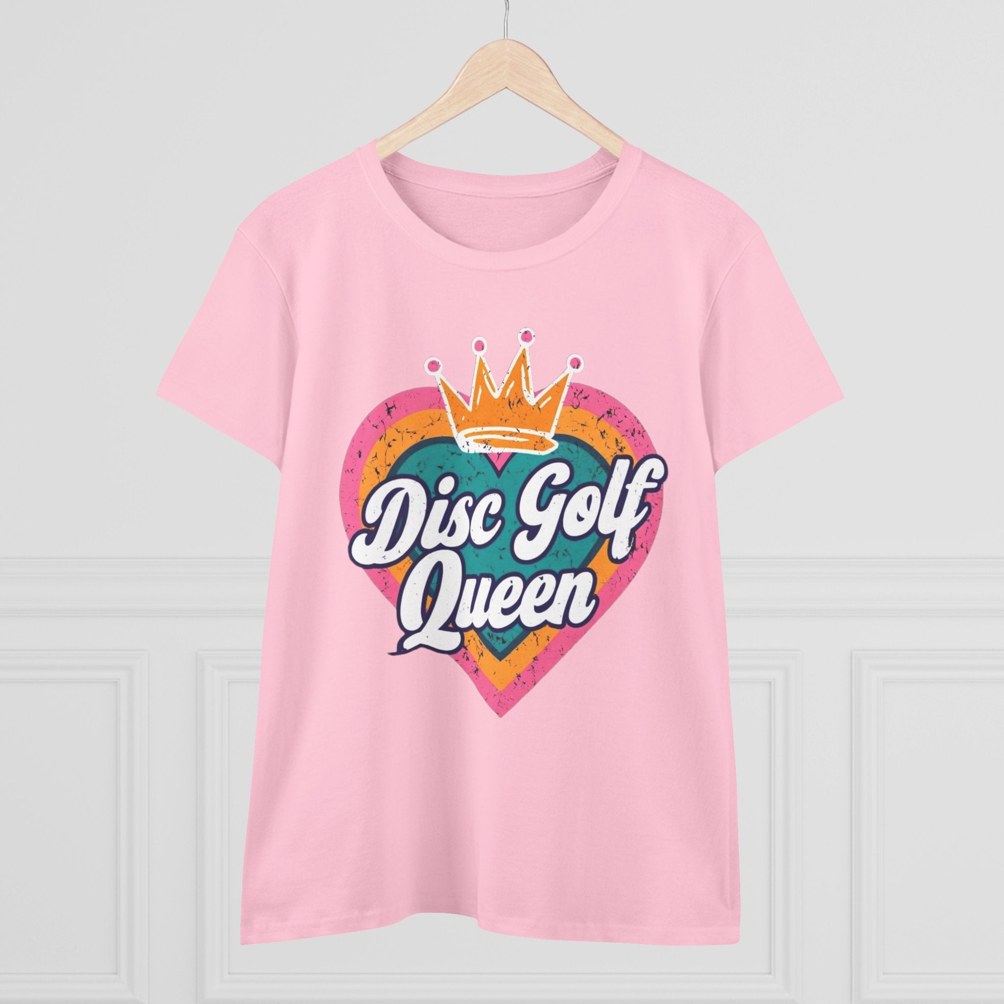 Disc Golf Queen Women's Tee, Fun Disc Golf T-Shirt, Sporty Graphic Tee, Gift for Disc Golf Lovers, Casual Outfit, Summer Wardrobe