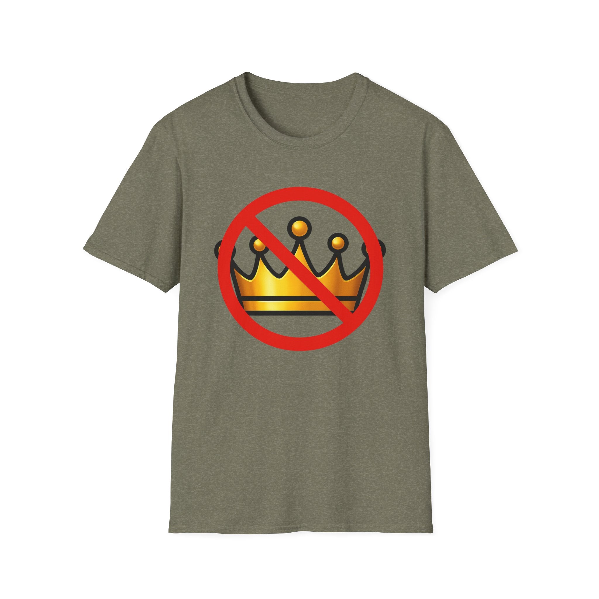 No Kings Anti Trump Protest Activist Unisex Softstyle T-Shirt, Resist Gift, June 14 Social Justice Tee, Activism Apparel, Political
