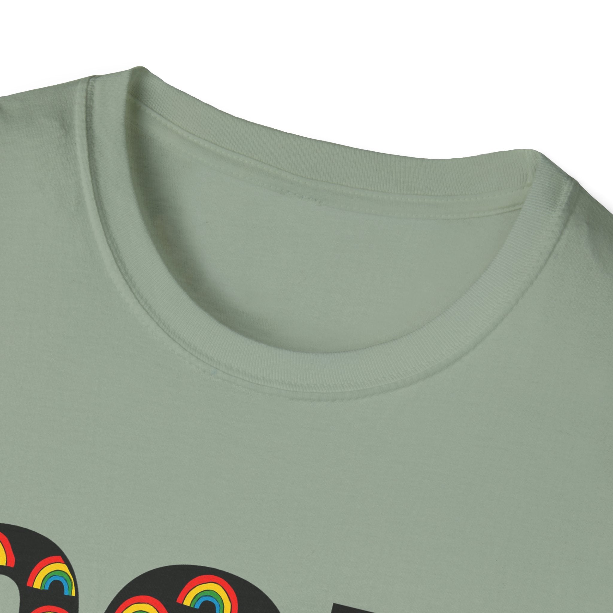 Rainbow God Had Two Dads LGBTQ Unisex Softstyle T-Shirt, Pride Tee, Social Justice Shirt, Anti Trump Top, LGBTQ Equality Clothing